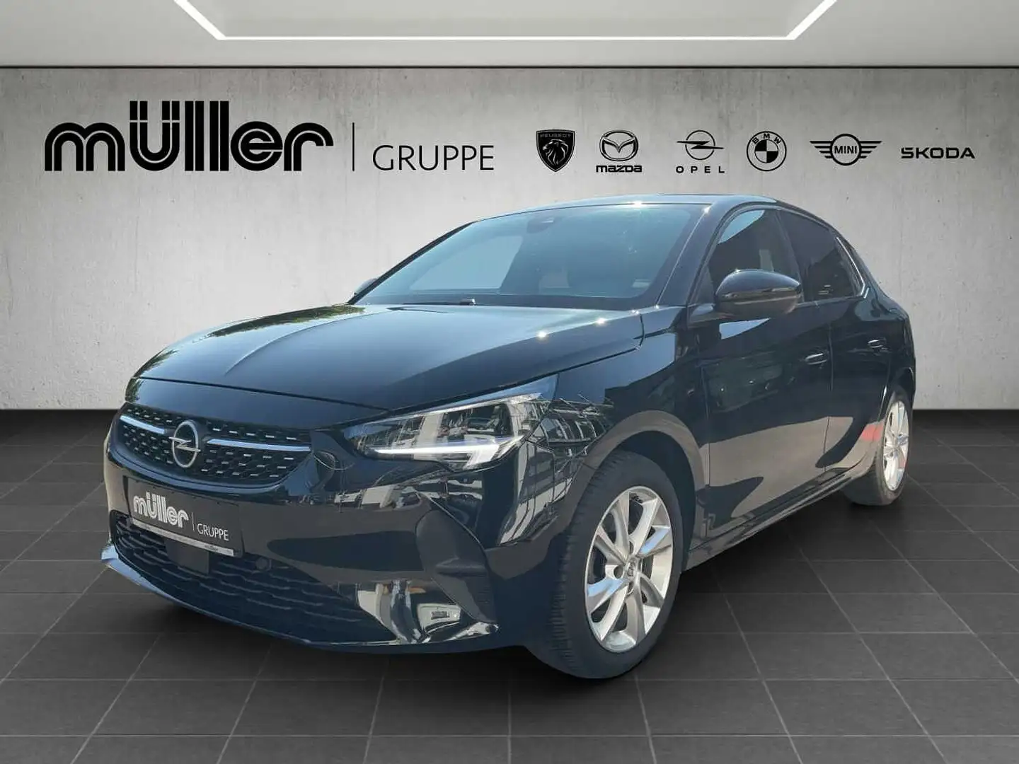 Opel Corsa 1.2 Direct Automatik Elegance Schwarz - 1