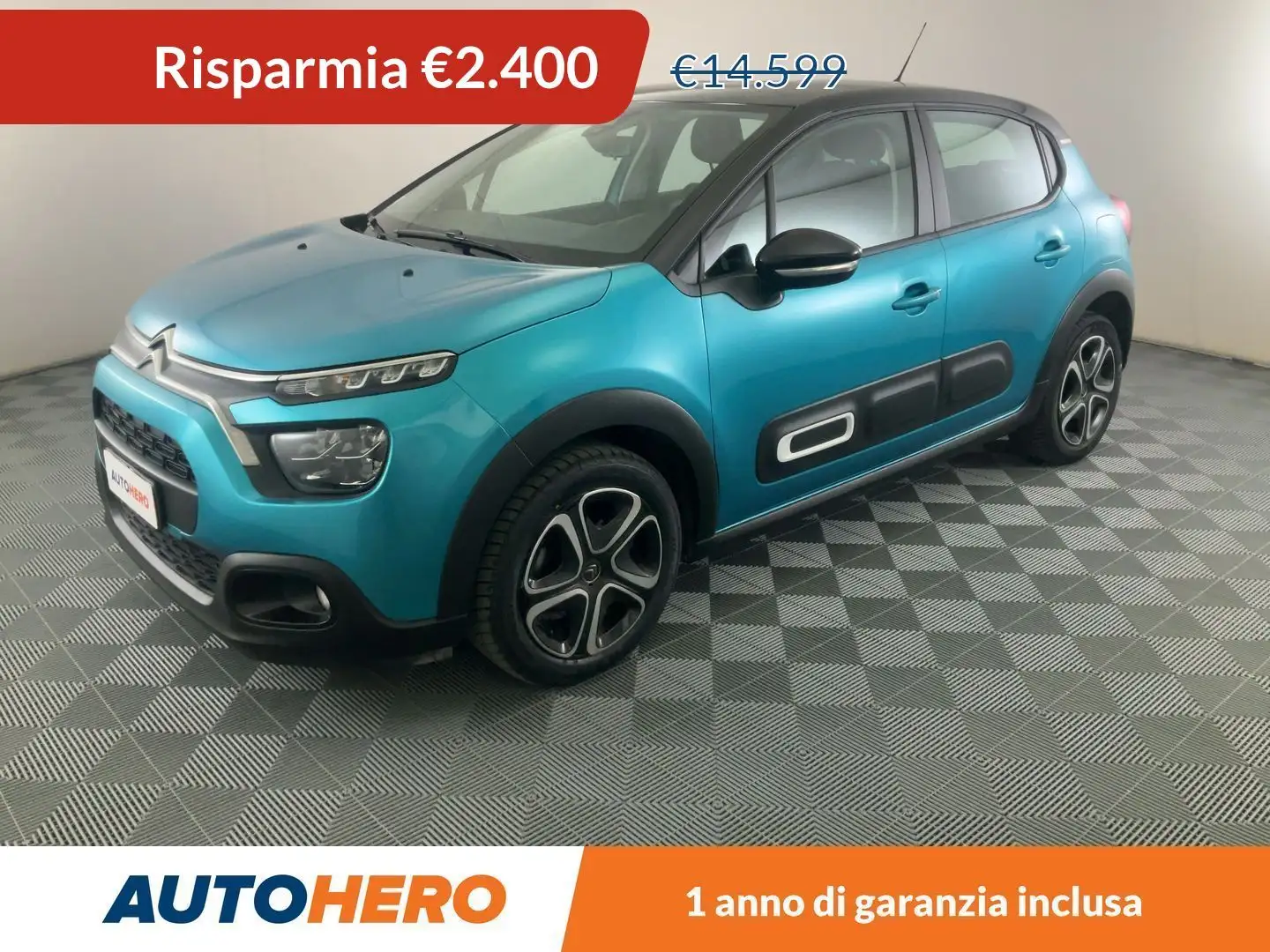 Citroen C3 1.5 Blue-HDi Feel Pack Blauw - 1