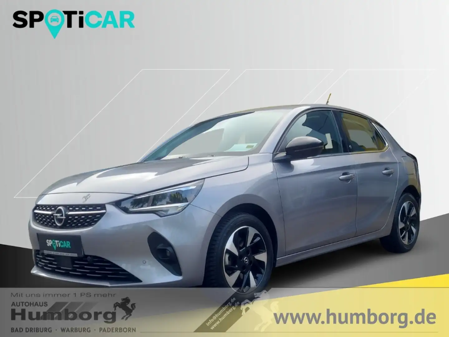 Opel Corsa-e F Elegance LED Navi via Smartph. SHZ 50kWh,92%soh Grigio - 1