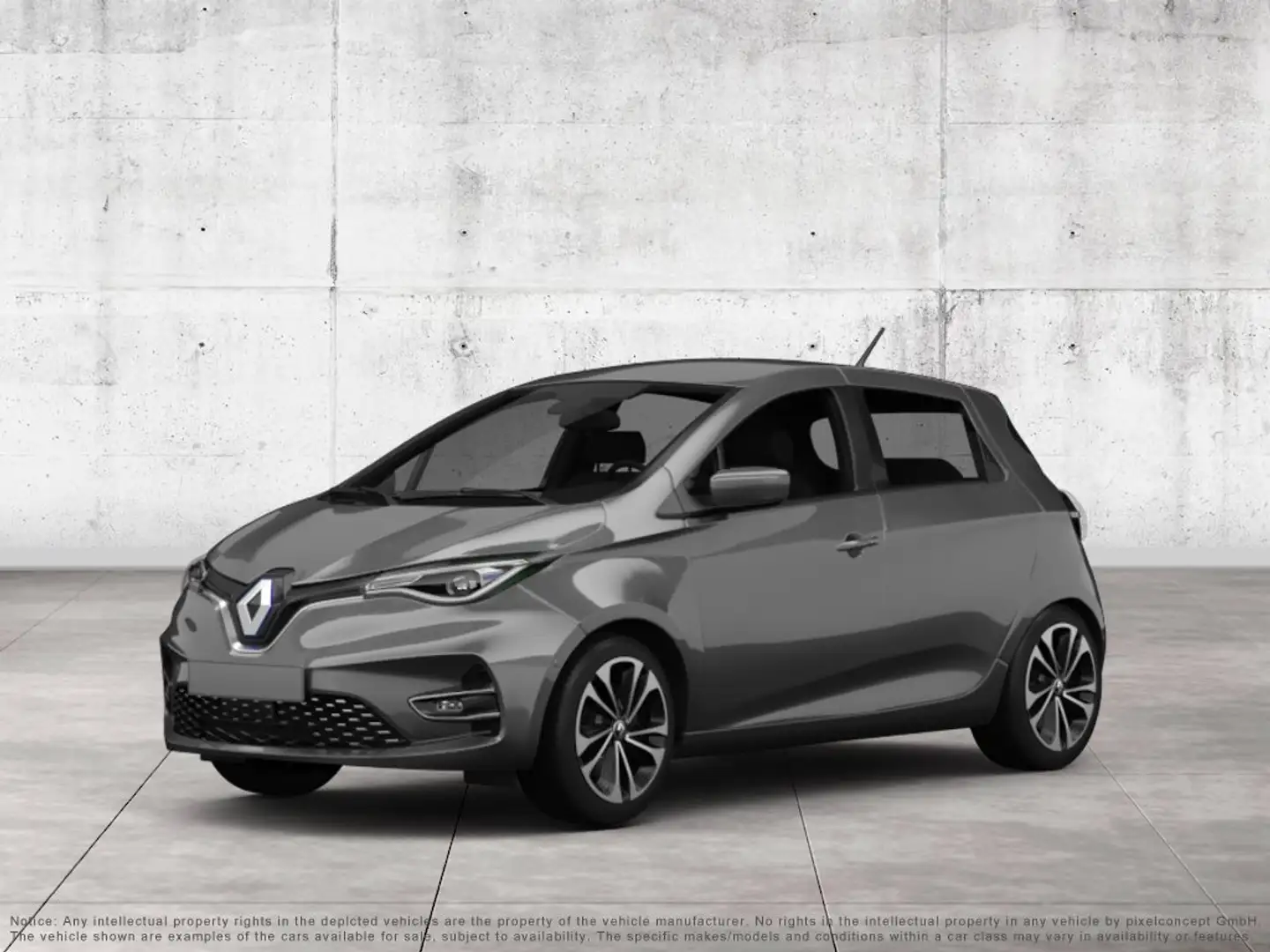 Renault ZOE Intens R135 Z.E. 50 DAB LED RFK Klimaaut. Gris - 1