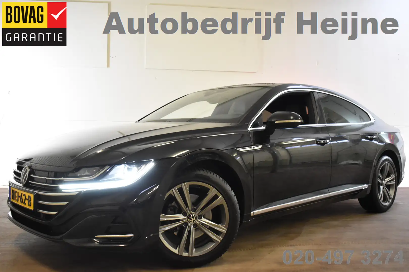 Volkswagen Arteon eHybrid 218PK DSG R-LINE SPORT BUSINESS + LEDER/NA Negro - 1