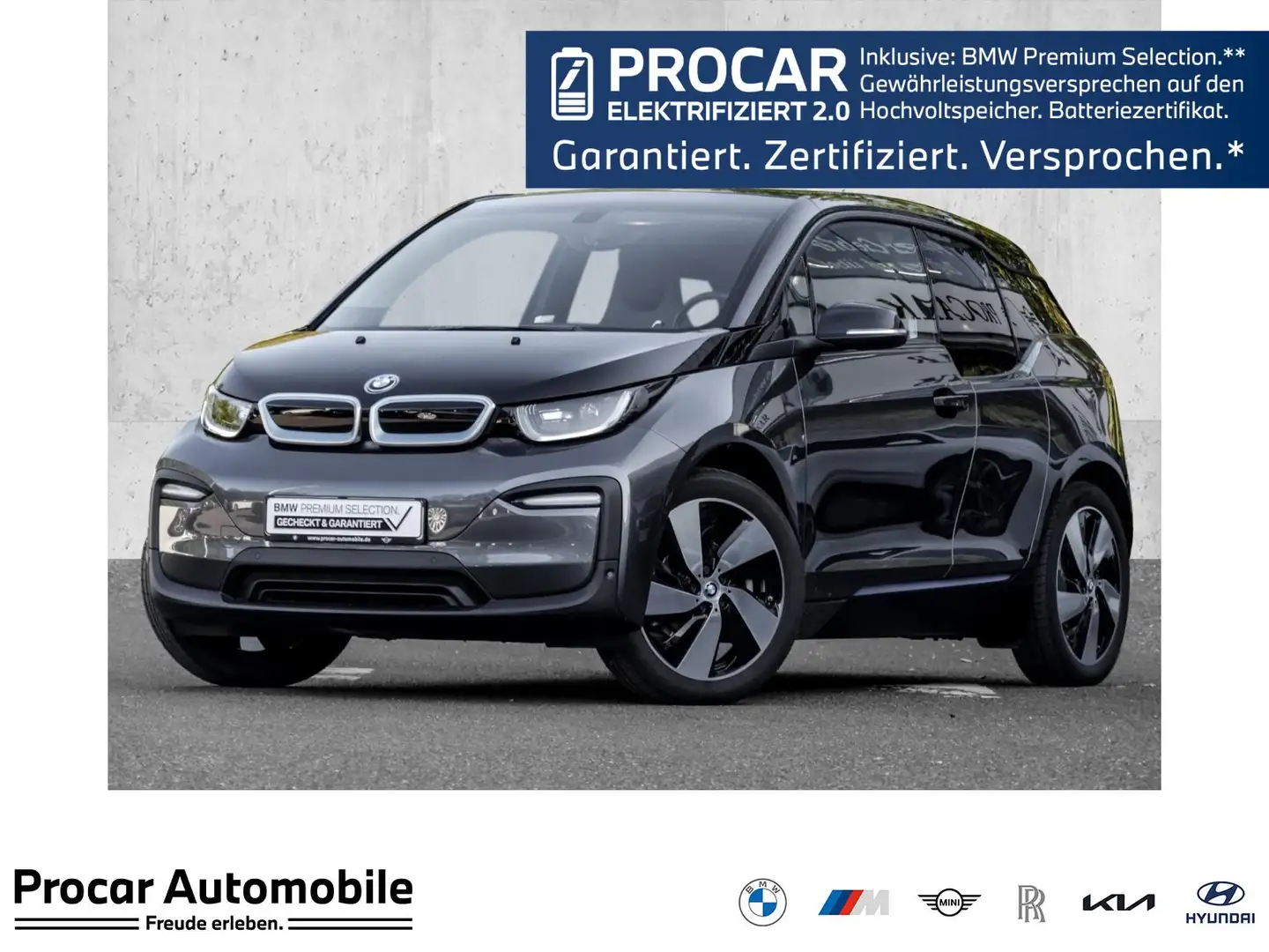 BMW i3 120Ah+H/K+NAVI+KAMERA+SHZ+19" Grau - 1