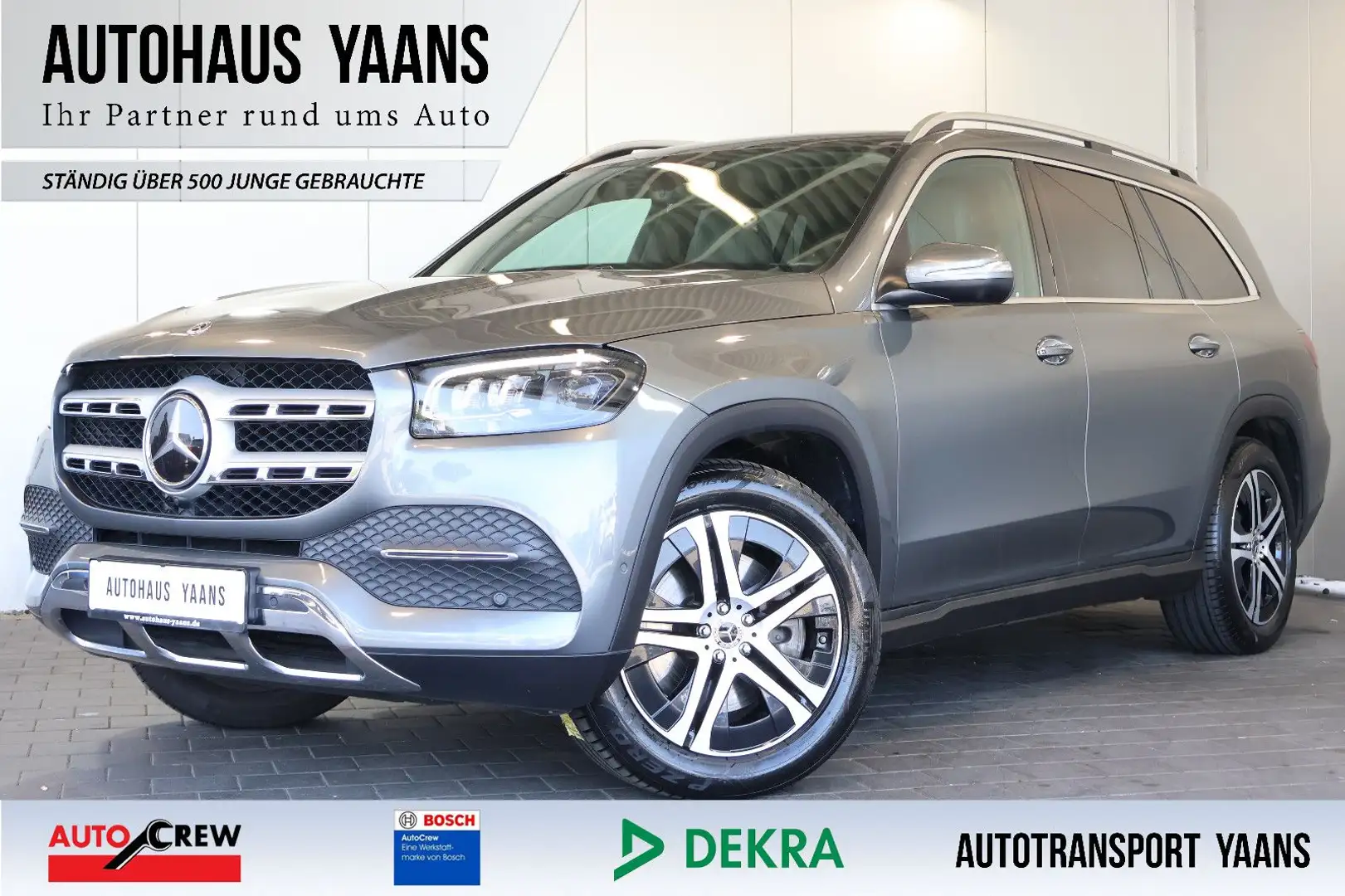Mercedes-Benz GLS 350 d 4M AIR+HUD+BURM.+360°+KEY+PANO+7 SITZE Grau - 1