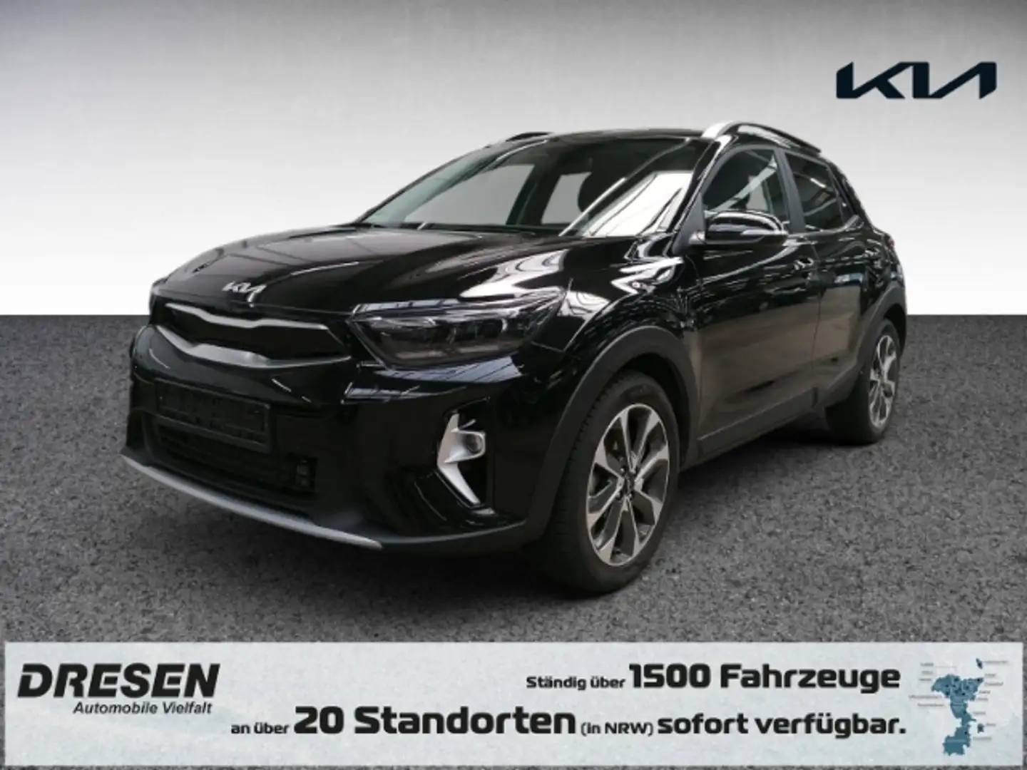 Kia Stonic SPIRIT 1.0 T-GDI 100 NAVI,DAB,KLIMA,SITZHZG Schwarz - 1