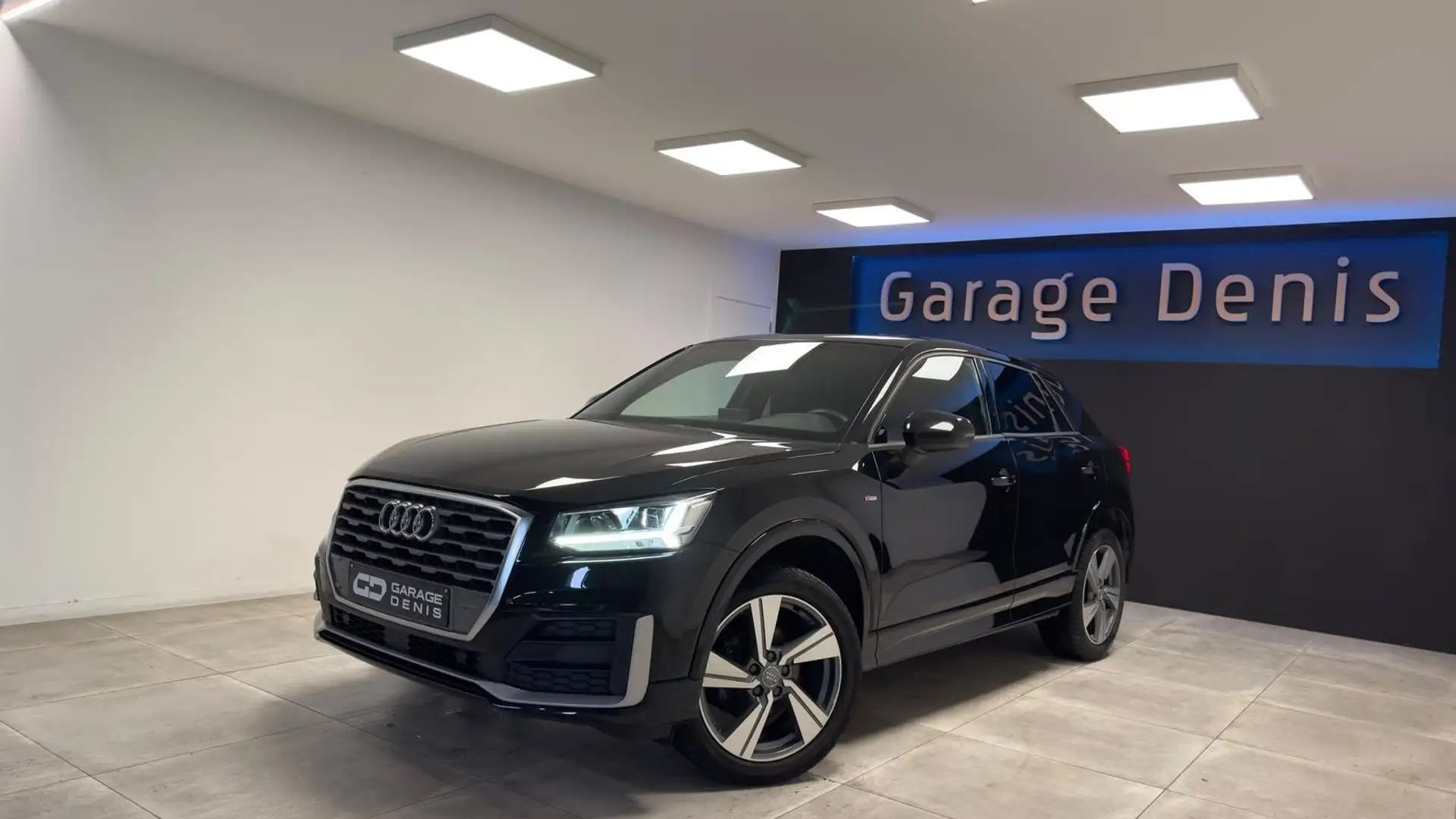 Audi Q2 TFSI S LINE*GPS*LED*CUIR*GARANTIE 12MOIS* Zwart - 1