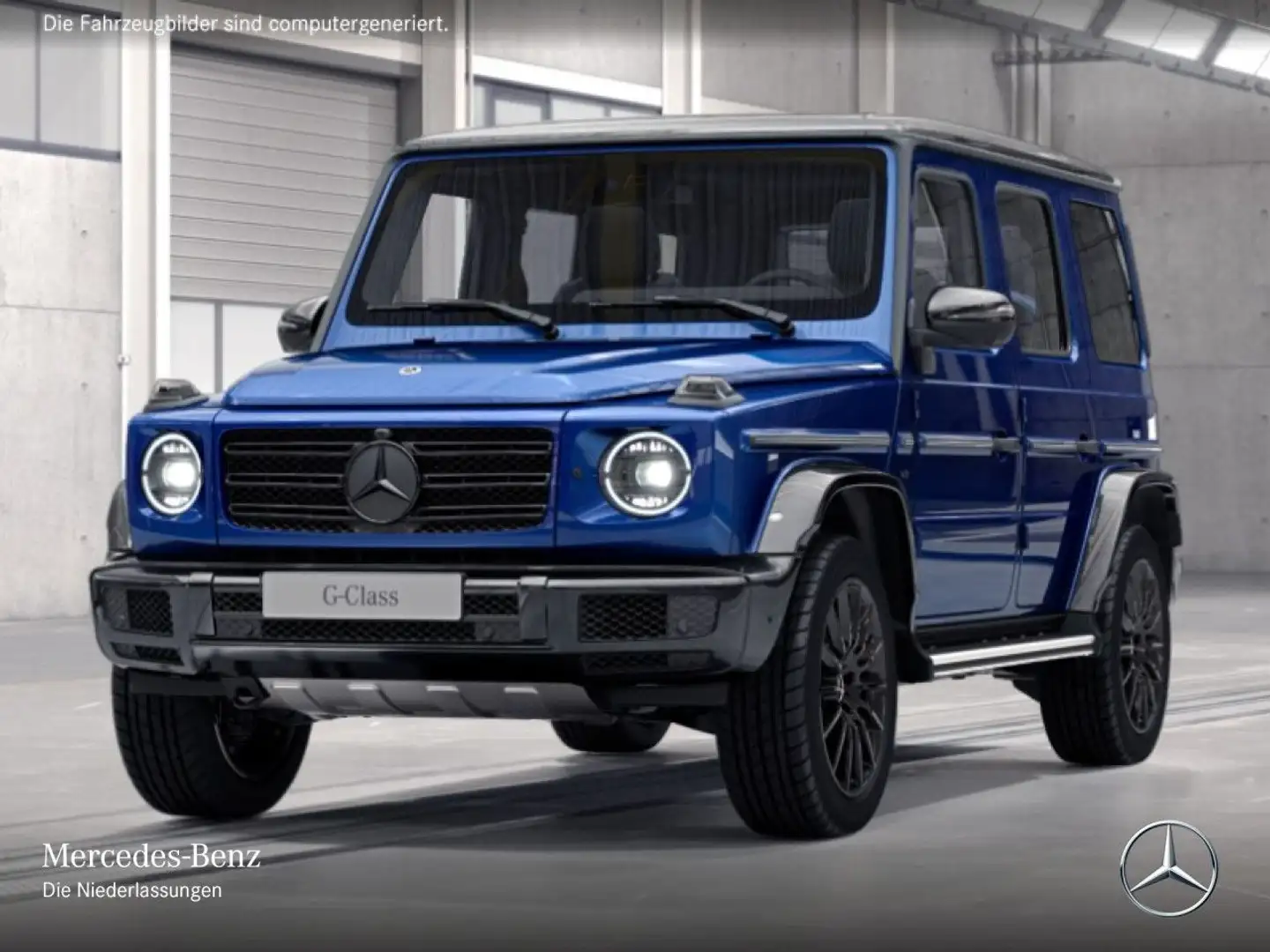 Mercedes-Benz G 500 AMG+NIGHT+GSD+360+AHK+MULTIBEAM+STHZG+20"+9G Albastru - 2