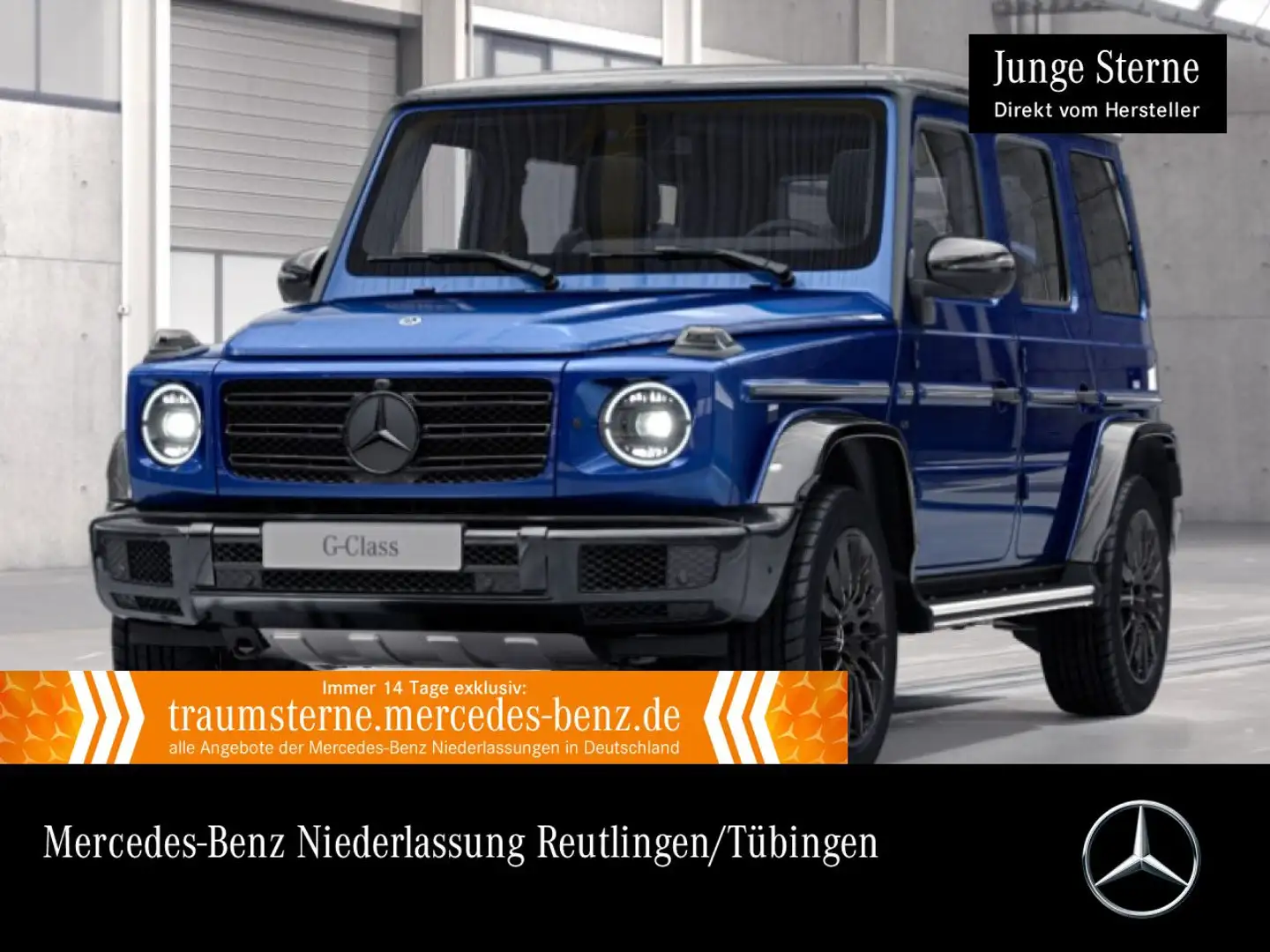 Mercedes-Benz G 500 AMG+NIGHT+GSD+360+AHK+MULTIBEAM+STHZG+20"+9G Blau - 1