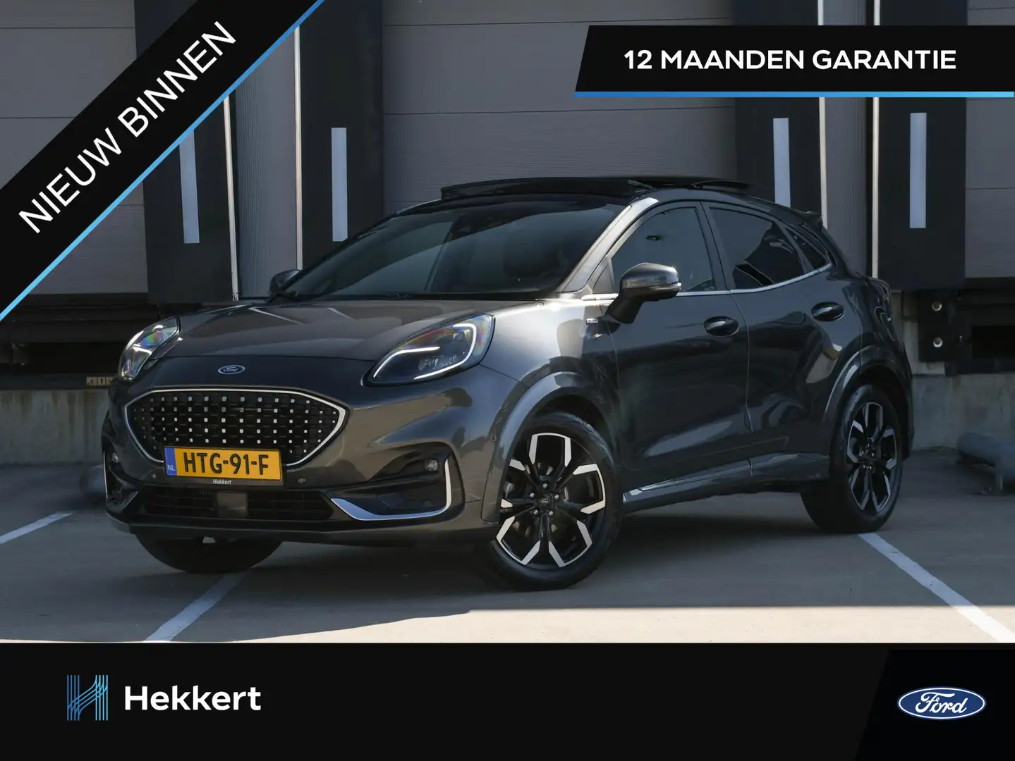 Ford Puma ST-Line Vignale 1.0 EcoBoost Hybrid 155pk Automaat Grijs - 1