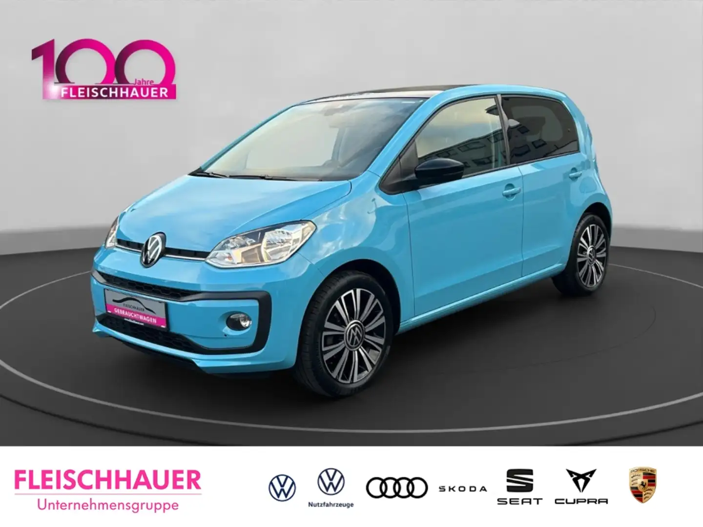 Volkswagen up! Black Style 1.0 move+KLIMAAUT+KAMERA+SHZ Blau - 1