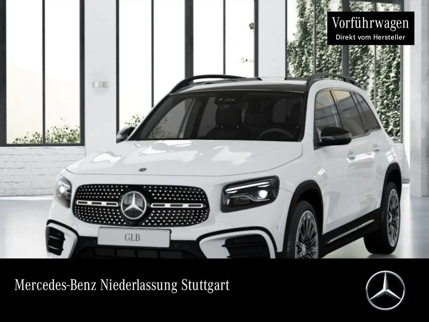 Mercedes-Benz GLB 200 d 4M AMG+NIGHT+PANO+AHK+MULTIBEAM+KAMERA Weiß - 1