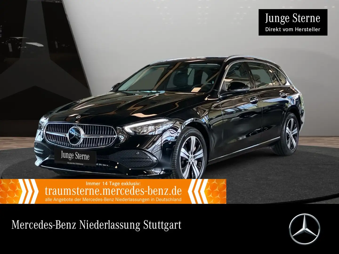 Mercedes-Benz C 300 e T AVANTG+PANO+360+LED+KEYLESS+9G Noir - 1