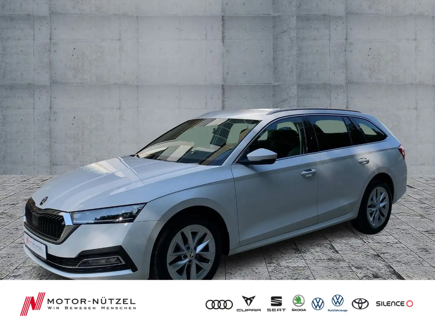 Skoda Octavia Combi 2,0 TDI STYLE LED+NAV+ACC+SHZ+PDC Weiß - 1
