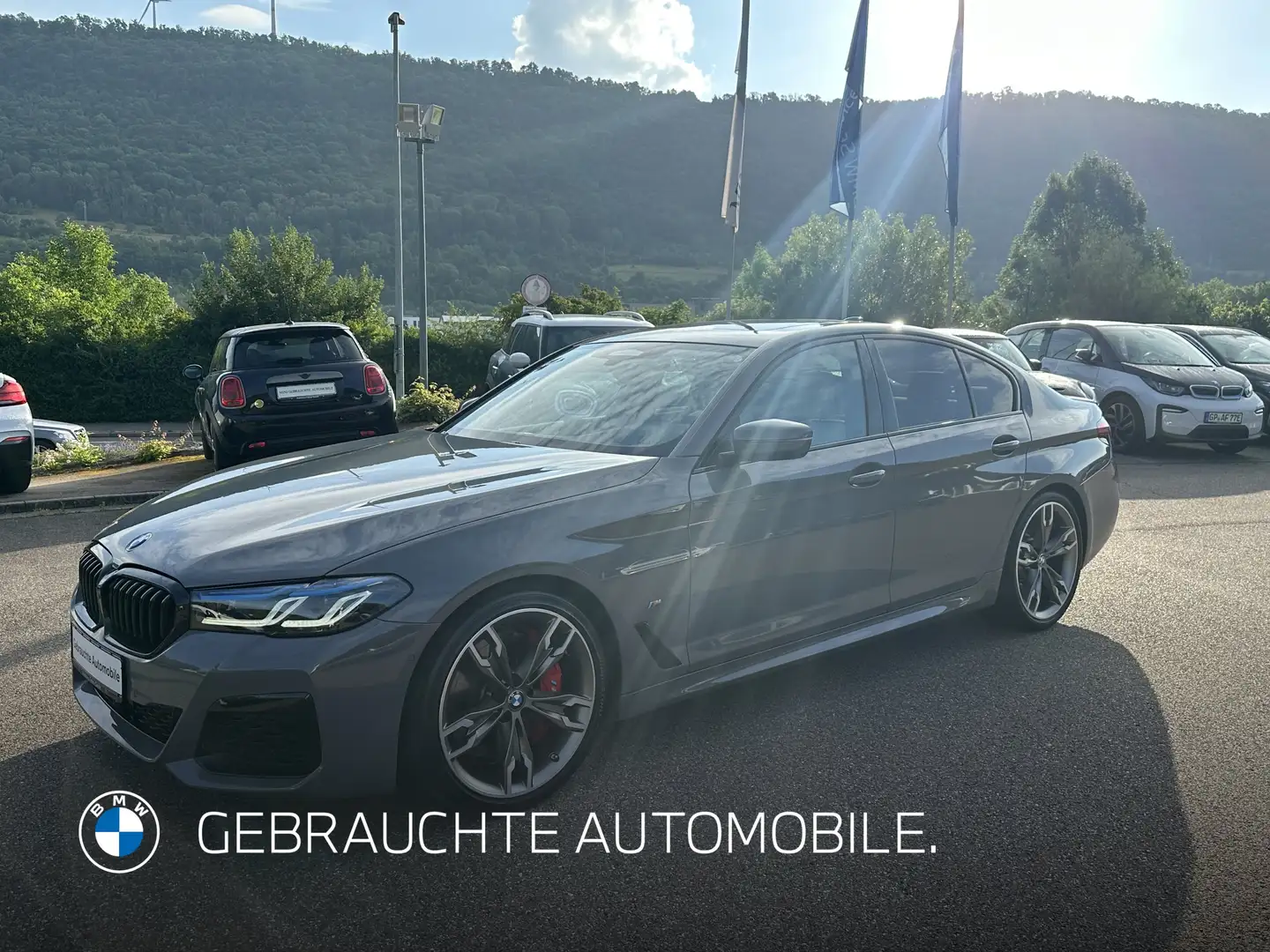 BMW 550 M550i xDrive Li Ferngesteuertes Parken Head-Up Grey - 1