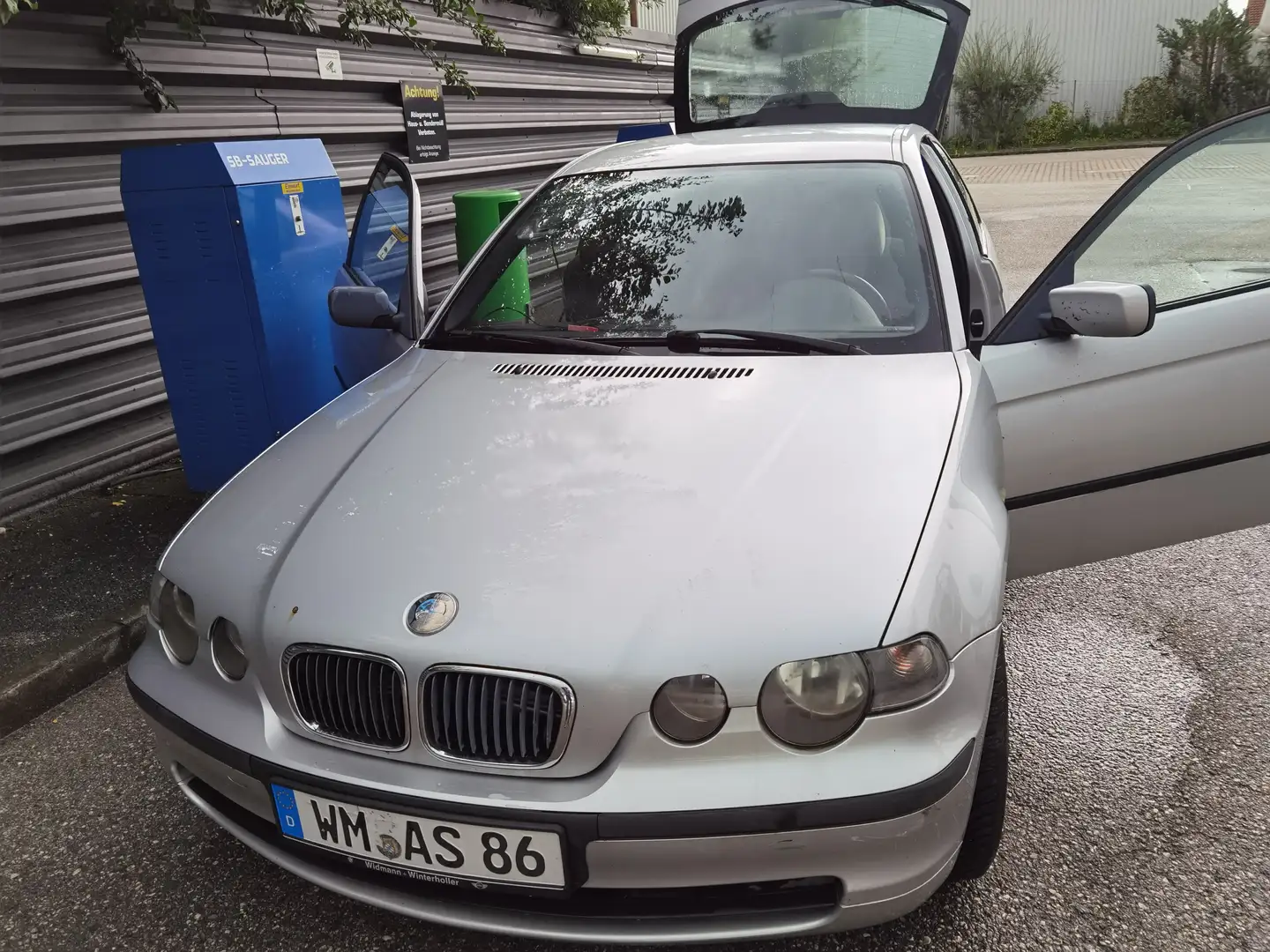 BMW 316 3er Compact 316ti compact Gümüş rengi - 2