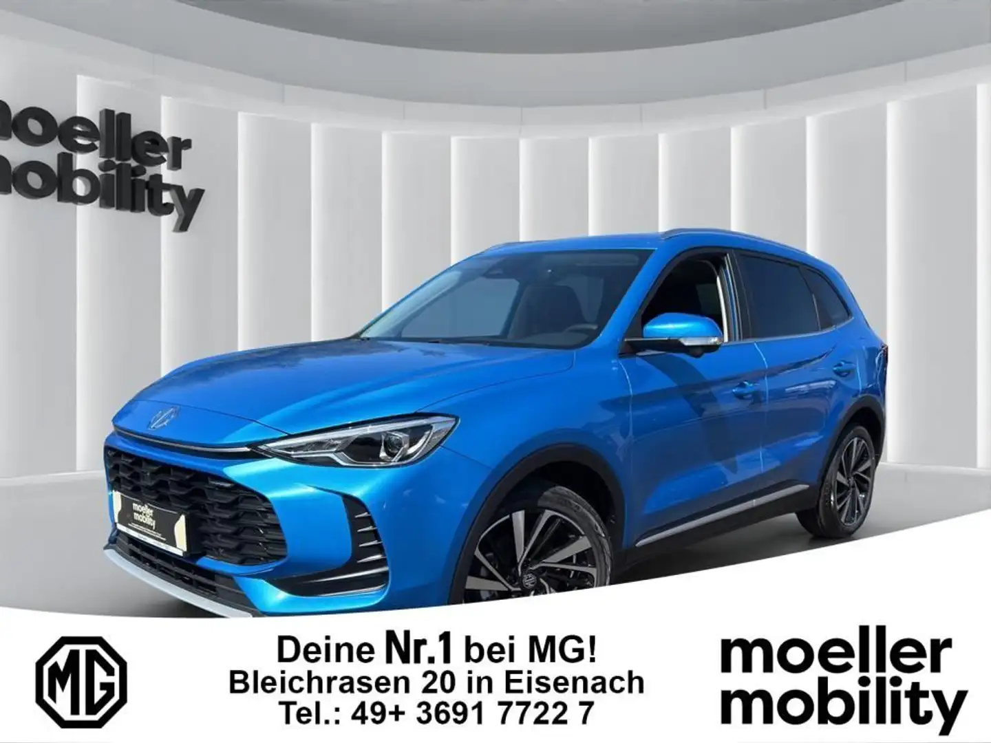 MG ZS MY25 Hybrid Plus Luxury 197PS 7Jahre Garantie Blau - 1