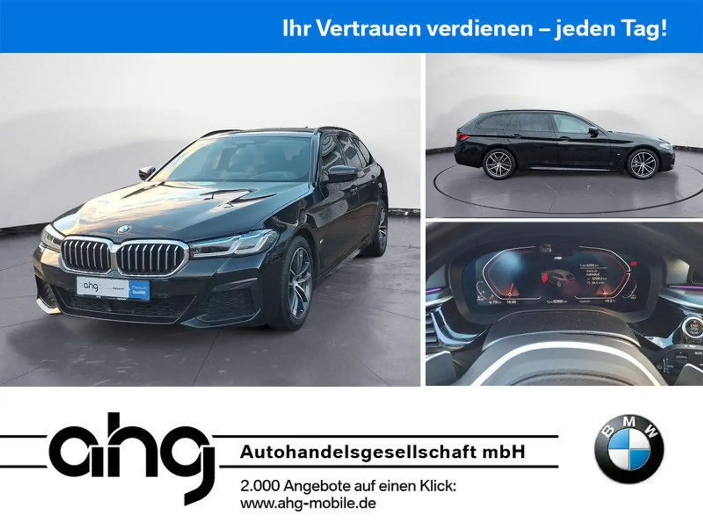 BMW 530 d xDrive Touring M Sportpaket Innovationsp. Schwarz - 1