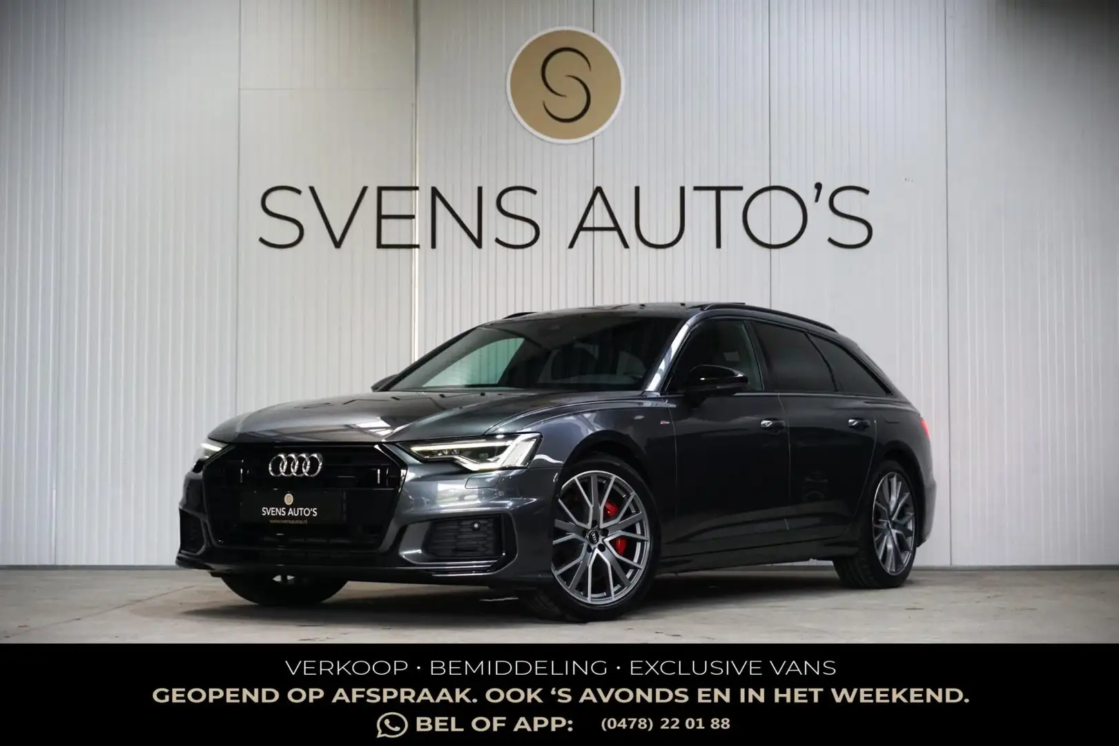 Audi A6 Avant 55 TFSIe Quattro Competition Panodak|Memory| Grijs - 1