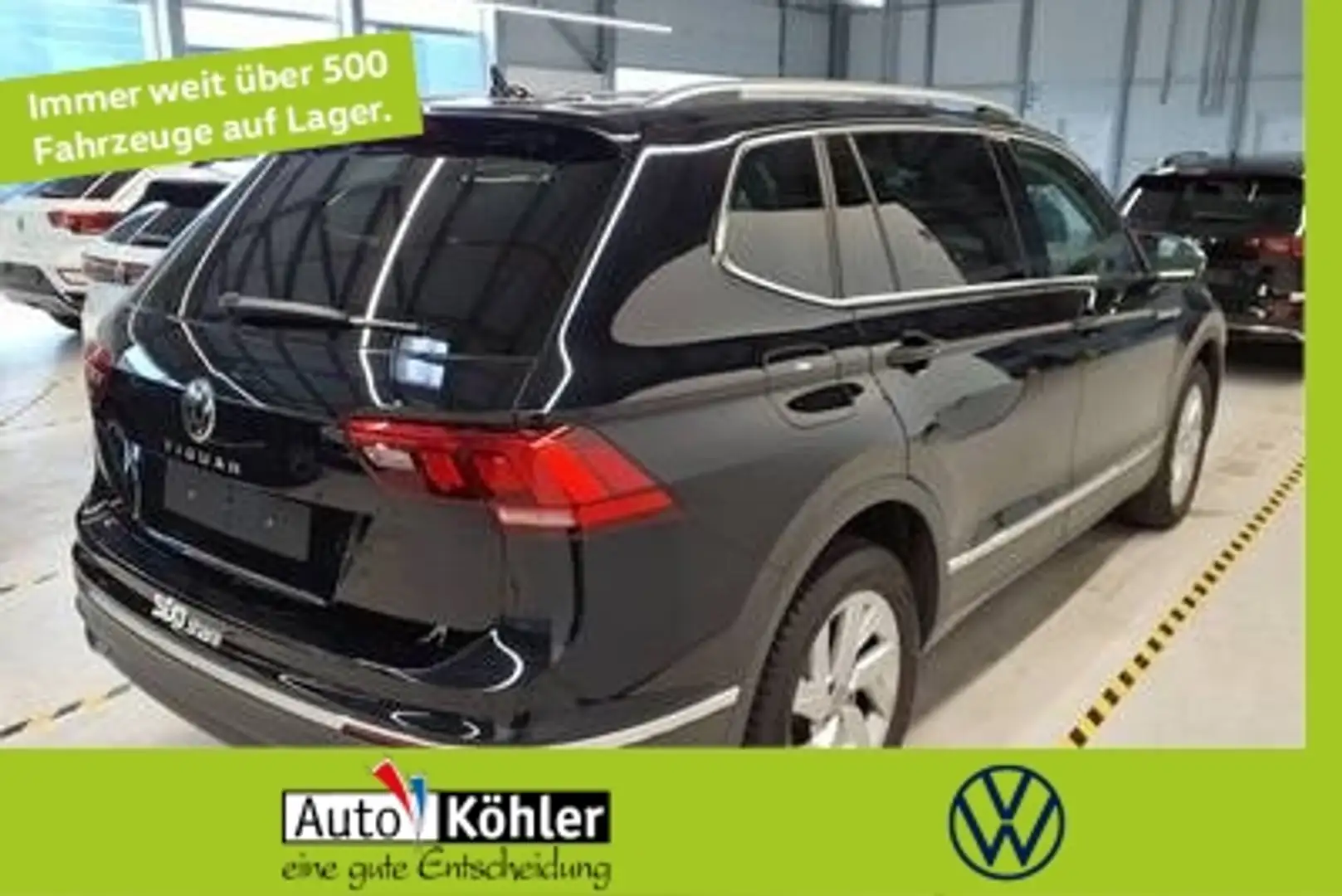 Volkswagen Tiguan Allspace Life TDi DSG Black+ACC+AHK+LED Schwarz - 1