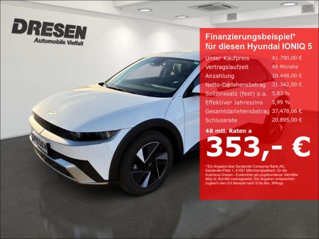 Imagine Hyundai IONIQ 5 MY25 84 kWh RWD TECHNIQ (229 PS) NAVI LED TEILLEDE