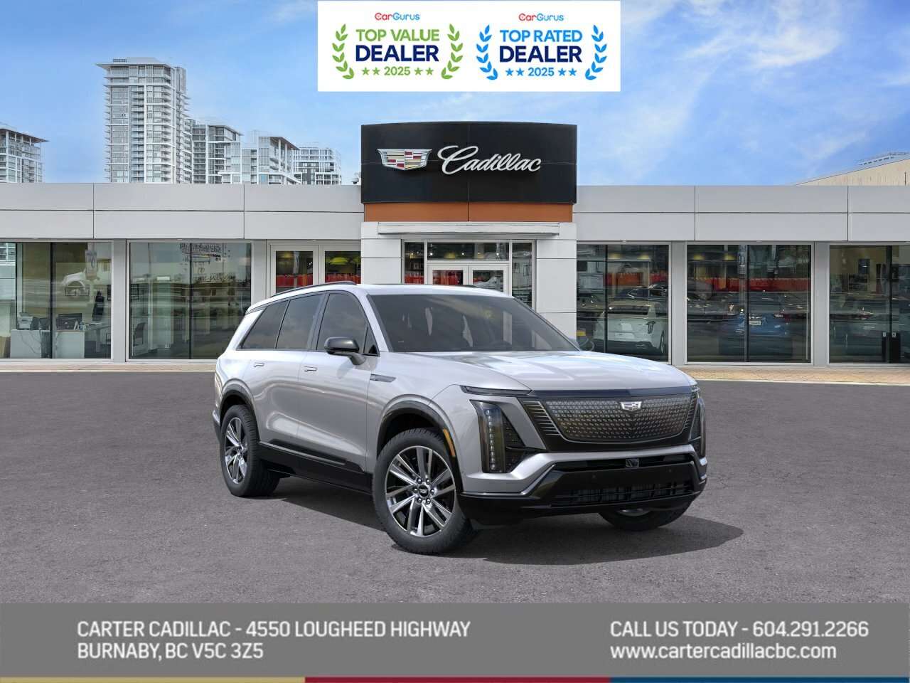 Silver 2027 Cadillac VISTIQ SUV / Crossover All-Wheel Drive 1-Speed Automatic