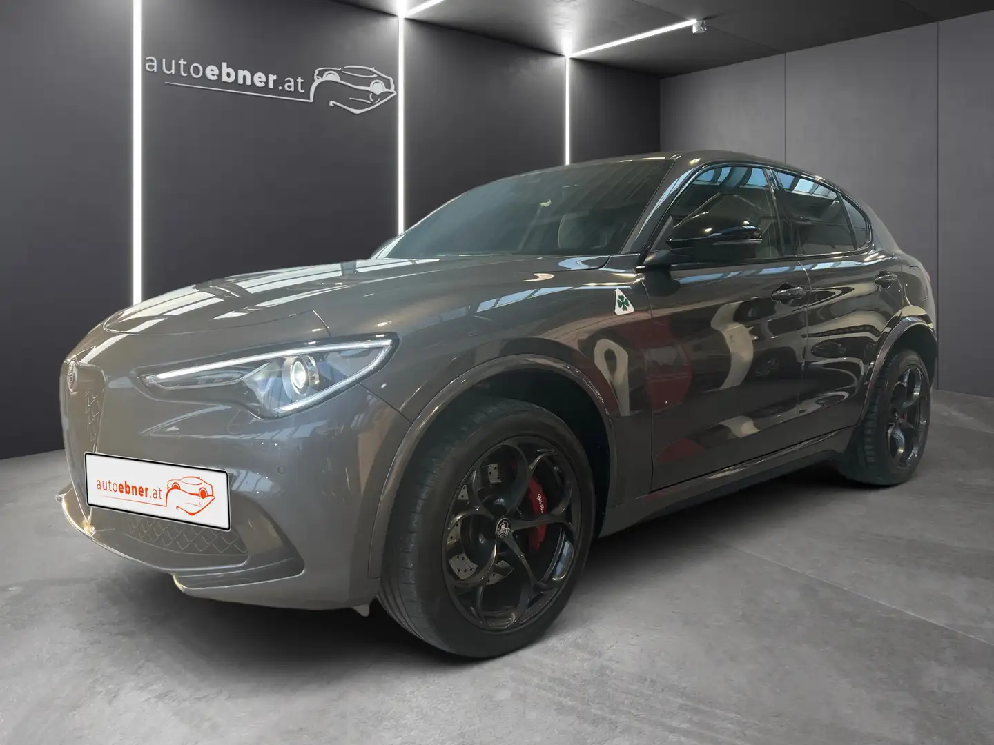 Alfa Romeo Stelvio Stelvio Quadrifoglio 2,9 V6 XENON+RADAR+HARMAN/KA Grau - 1