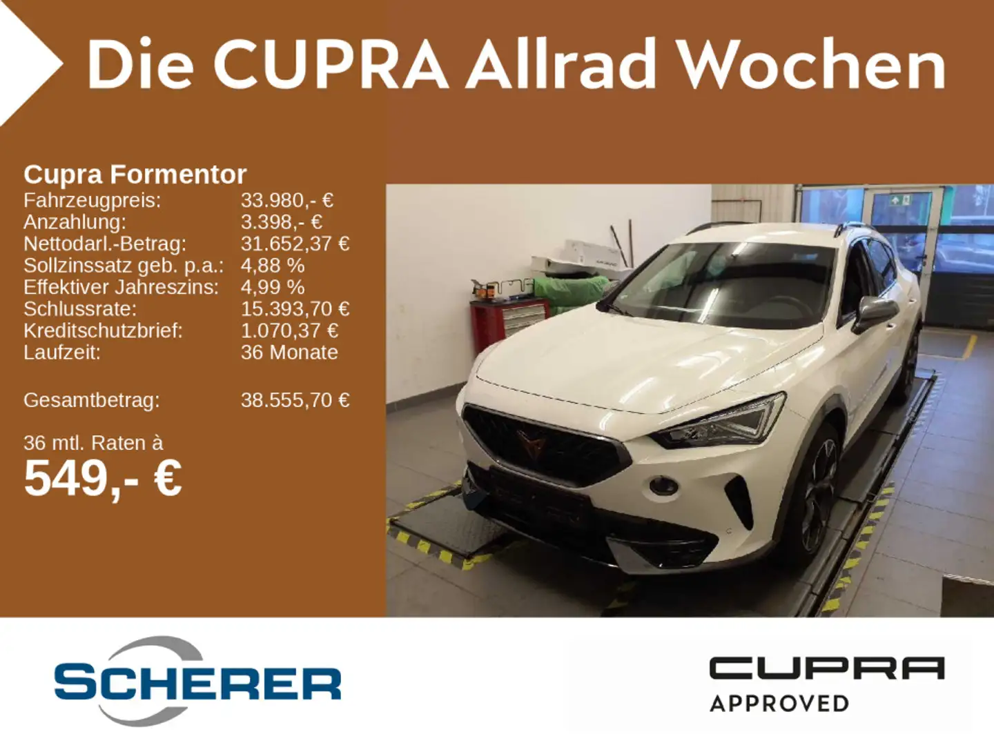 CUPRA Formentor VZ 2.0 TSI 4Drive Weiß - 1