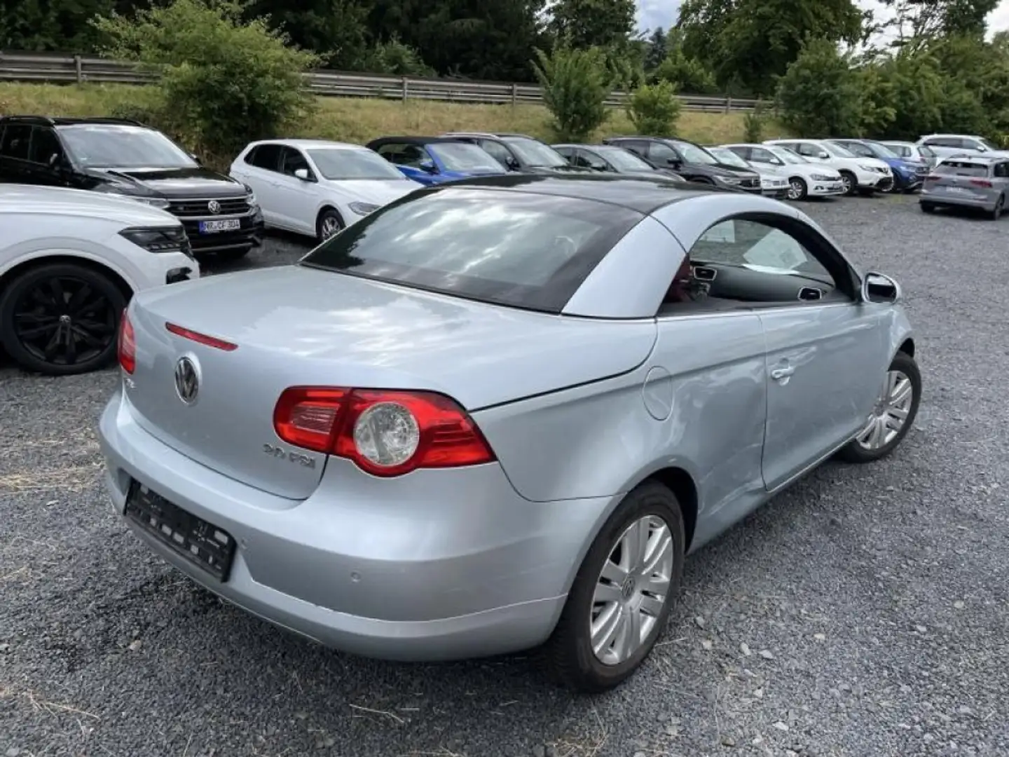 Volkswagen Eos Cabrio AHK Leder SHZ Plateado - 2