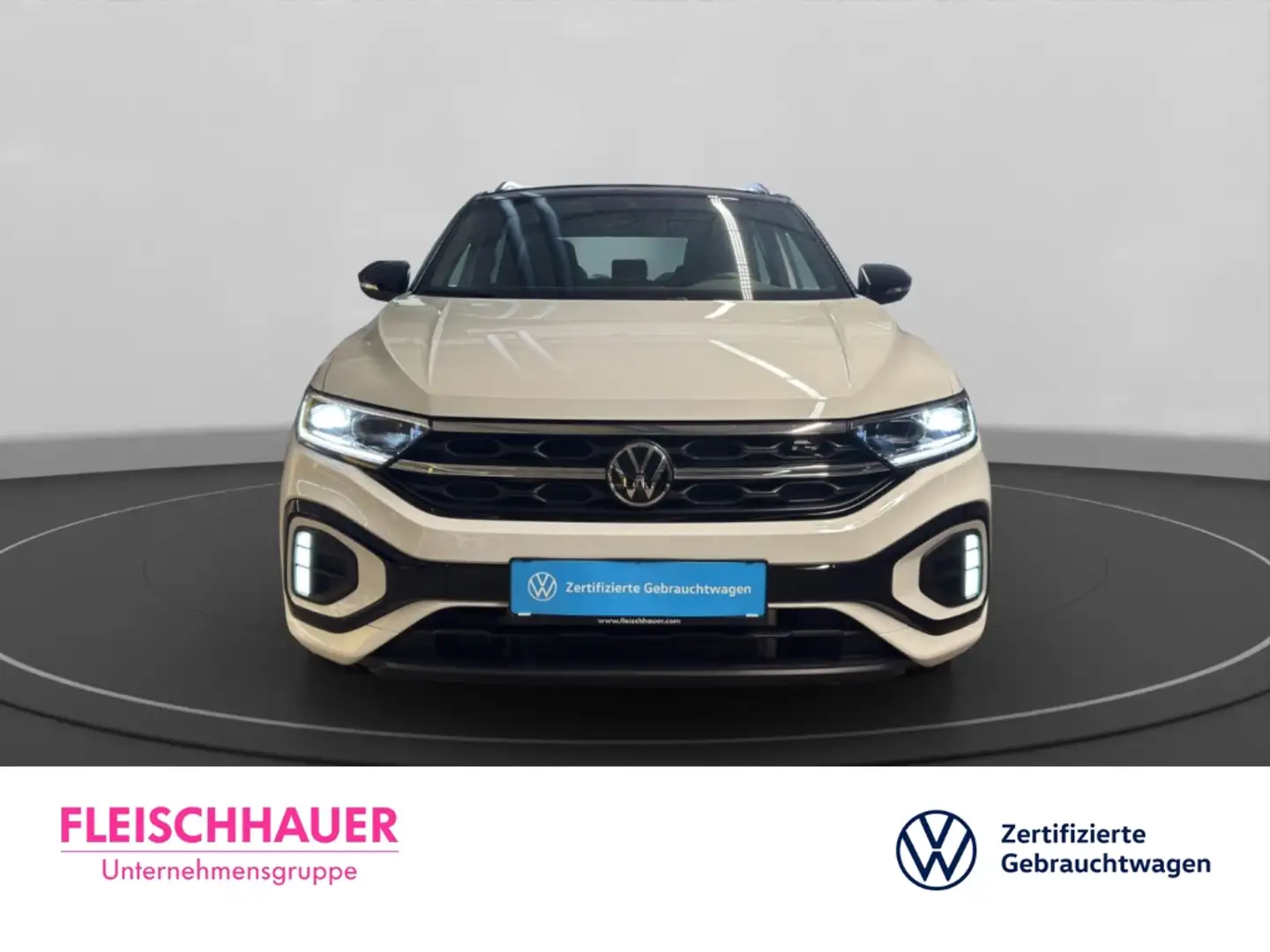 Volkswagen T-Roc R-Line 1.5 TSI LED+DC+ACC+NAVI+RFK+CARPLAY+SHZ+ Weiß - 2