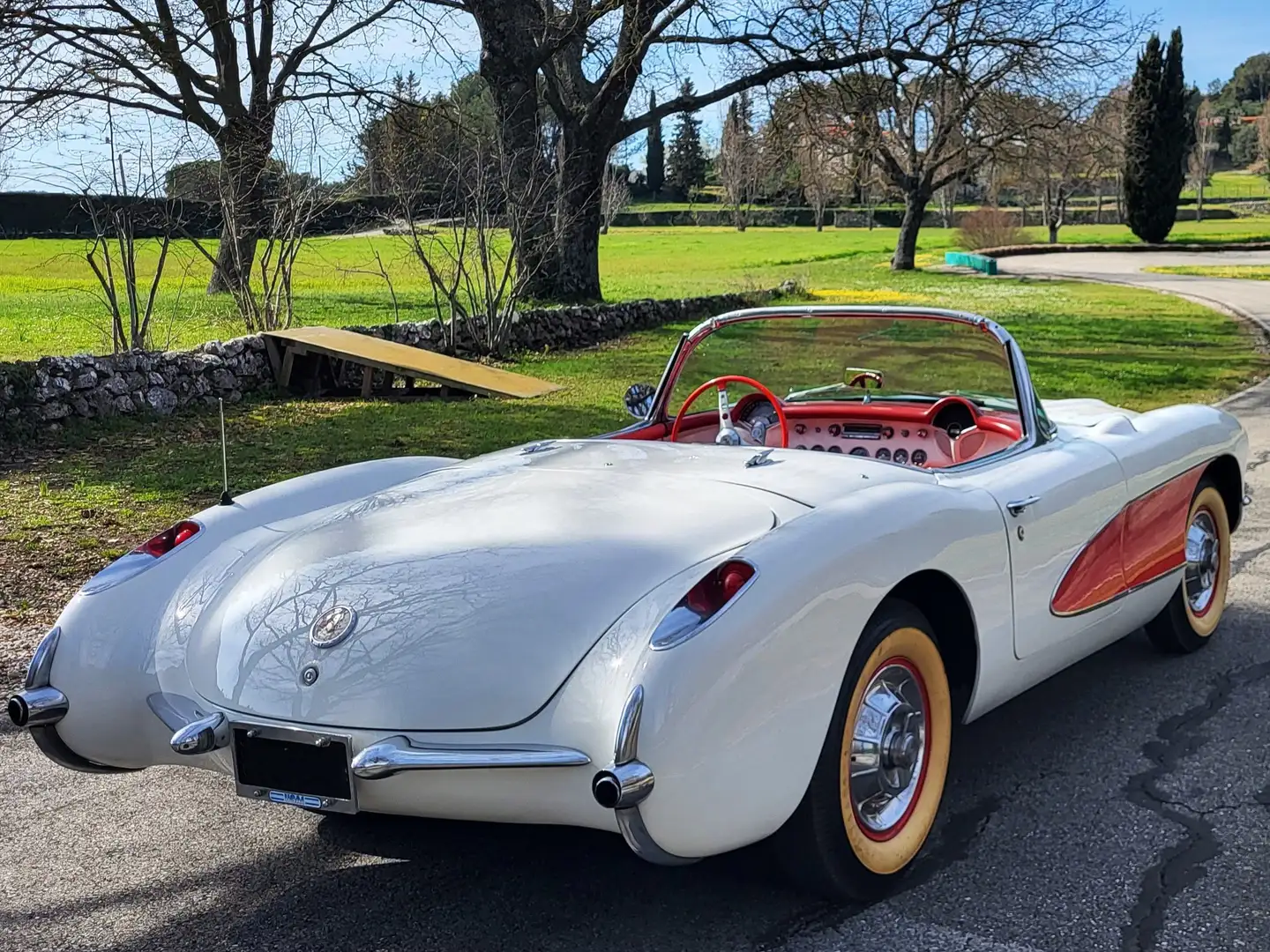 Chevrolet Corvette CORVETTE C1 1957 MT4 & HARDTOP Blanco - 1