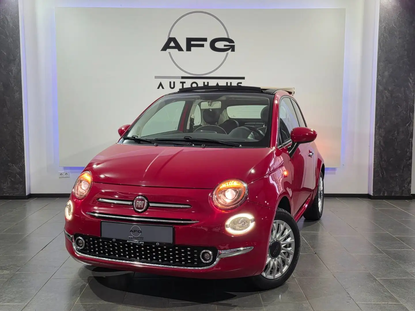 Fiat 500 *PDC*FALTDACH Rot - 1