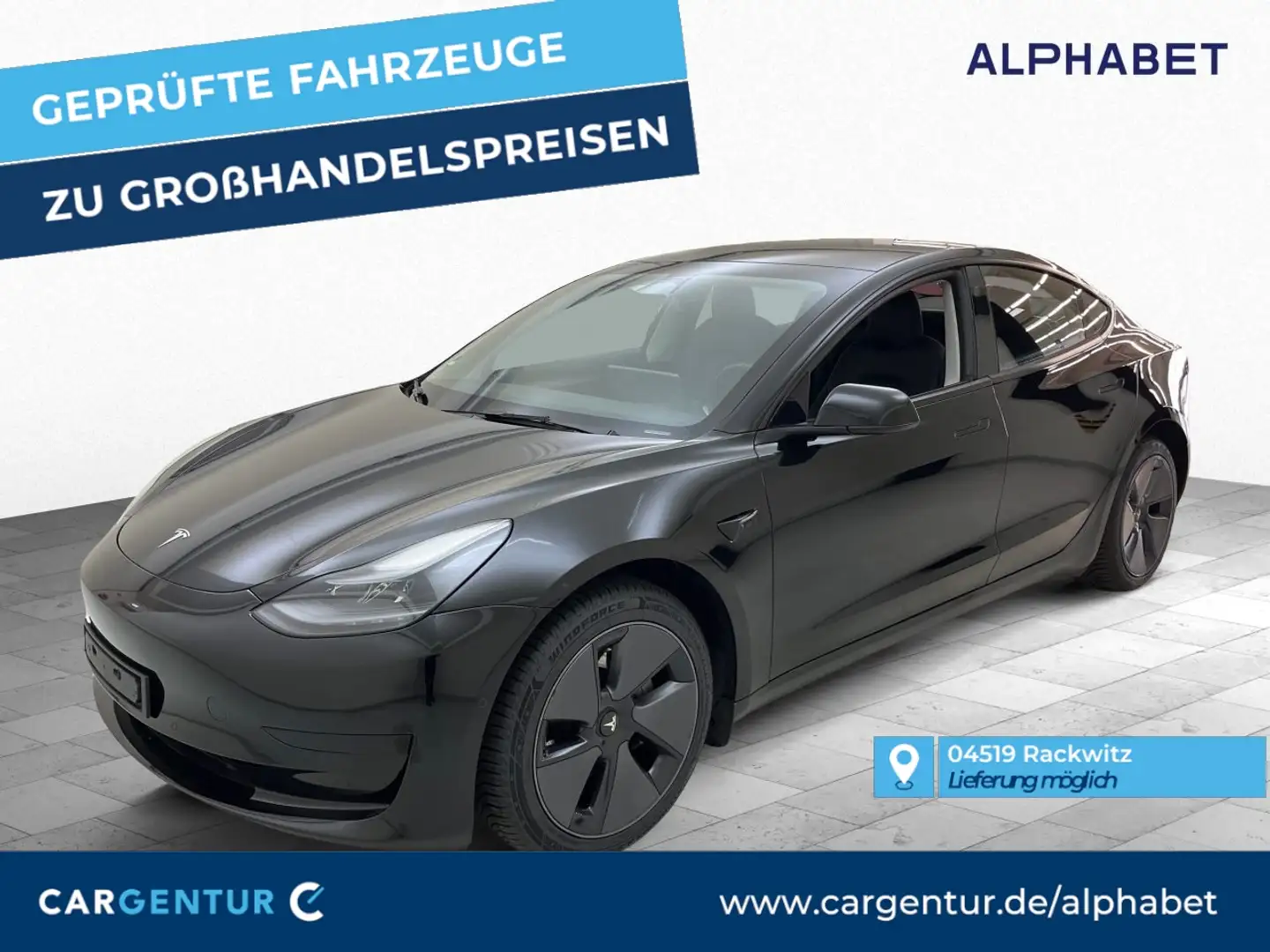 Tesla Model 3 RWD Pano ACC El.Heckkl. RKam Key AUT Black - 1