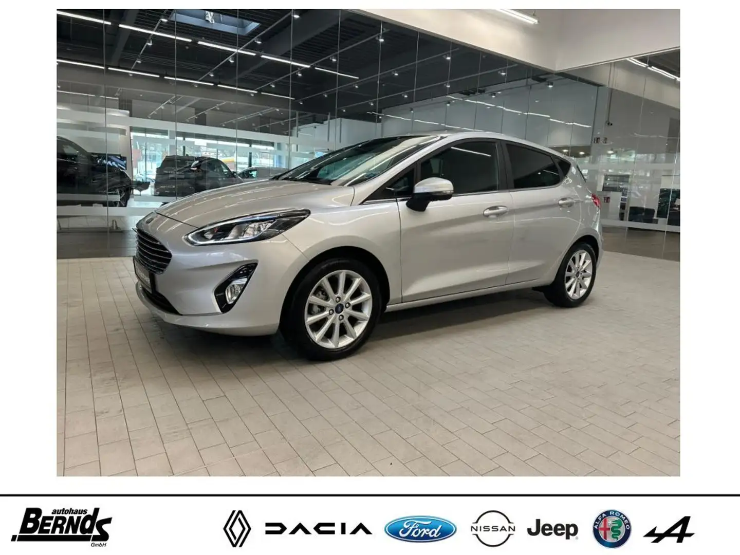 Ford Fiesta 1.0 EcoBoost S&S TITANIUM X WINTER-Pkt NAVI KLIMA Argent - 1