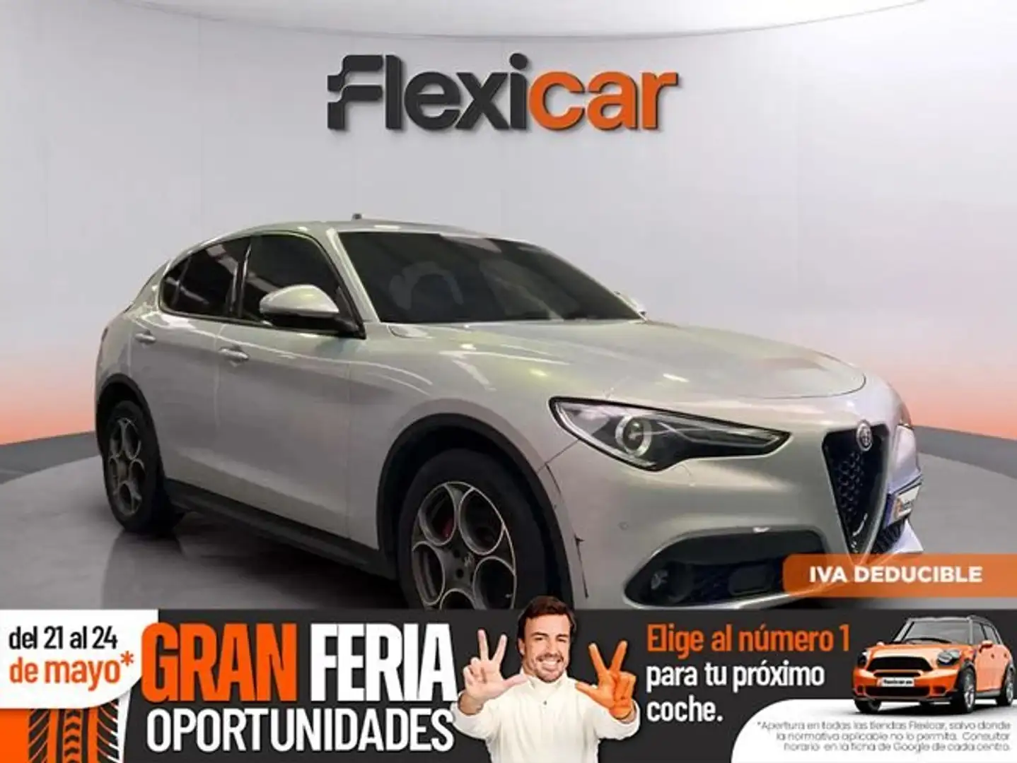 Alfa Romeo Stelvio 2.2 Diesel 140kW (190cv) SPRINT AWD Gris - 1