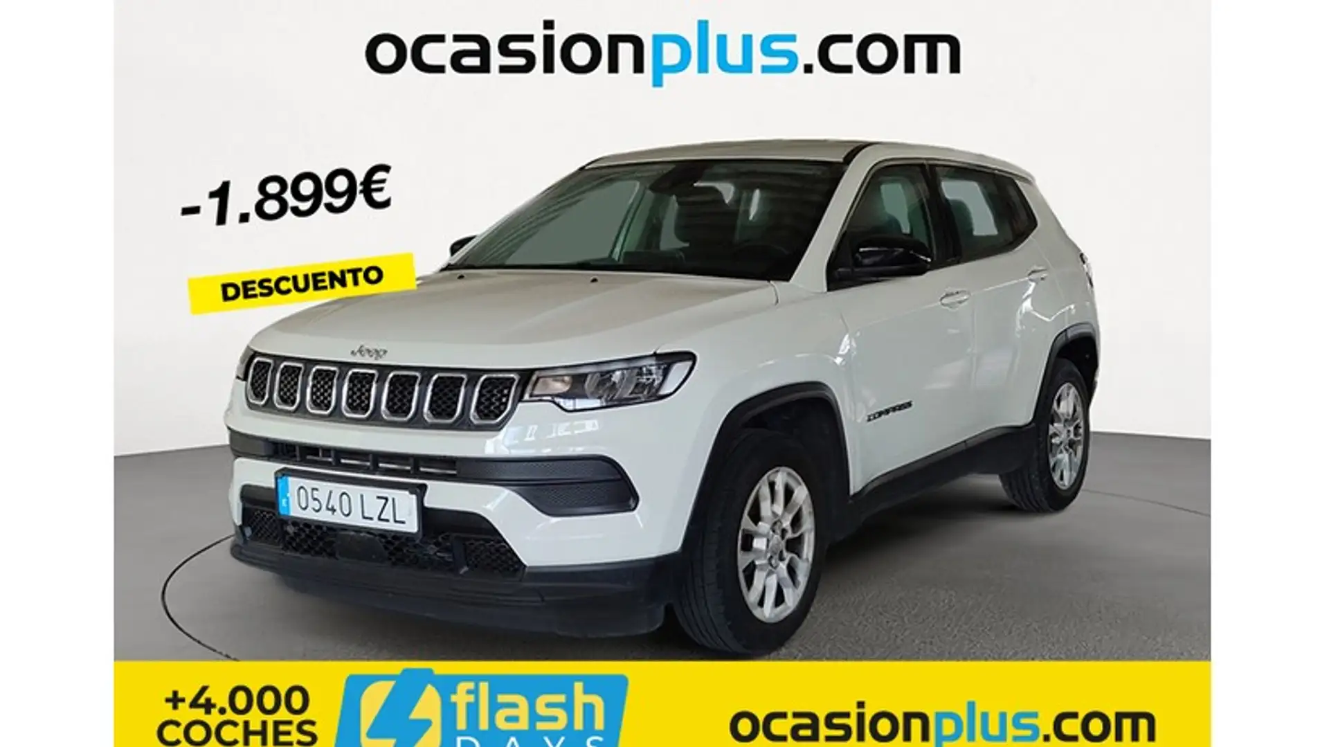 Jeep Compass 1.3 Gse T4 Longitude 4x2 130 Blanco - 1