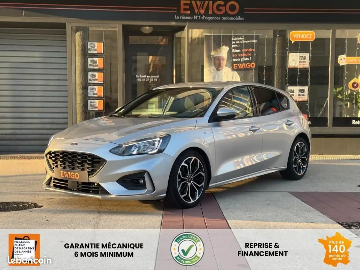 Ford Focus 1.0 ECOBOOST 125 HYBRID MHEV ST-LINE Gris - 1