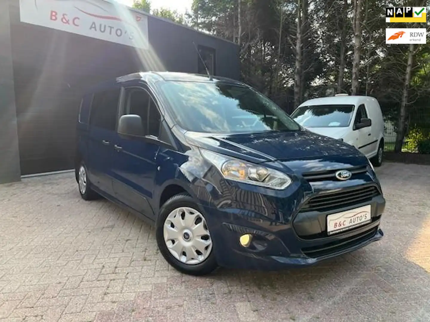 Ford Transit Connect 1.0 Ecoboost L2 / AIRCO / BPM-VRIJ / EXTRA LANG !! Blauw - 1
