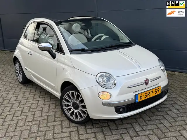 Fiat 500C 0.9 TwinAir Rock/Airco/bluetooth/panorama/parkeers