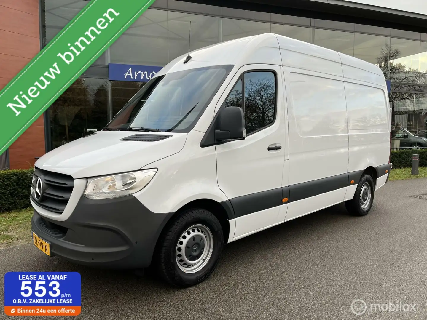 Mercedes-Benz Sprinter bestel 317 1.9 CDI L2H2 RWD 9 G tronic automaat,ca Wit - 1