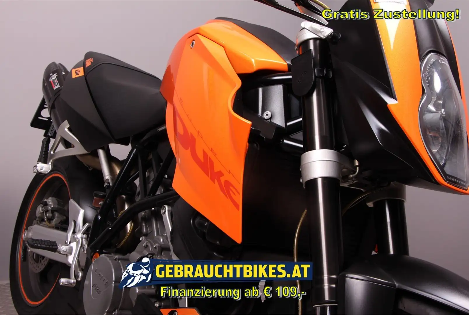 KTM 990 Super Duke mit Garantie, Teilzahlung möglich! Oranj - 2