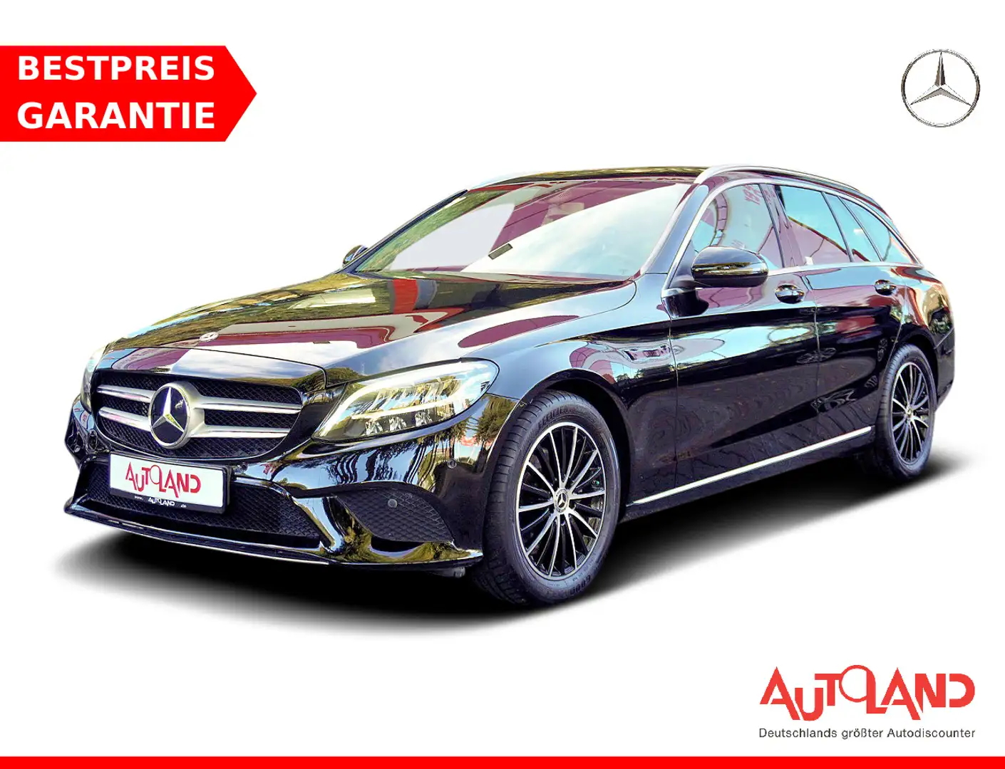 Mercedes-Benz C 160 C200 T-Modell  Avantgarde LED Navi Kamera Leder Negro - 1