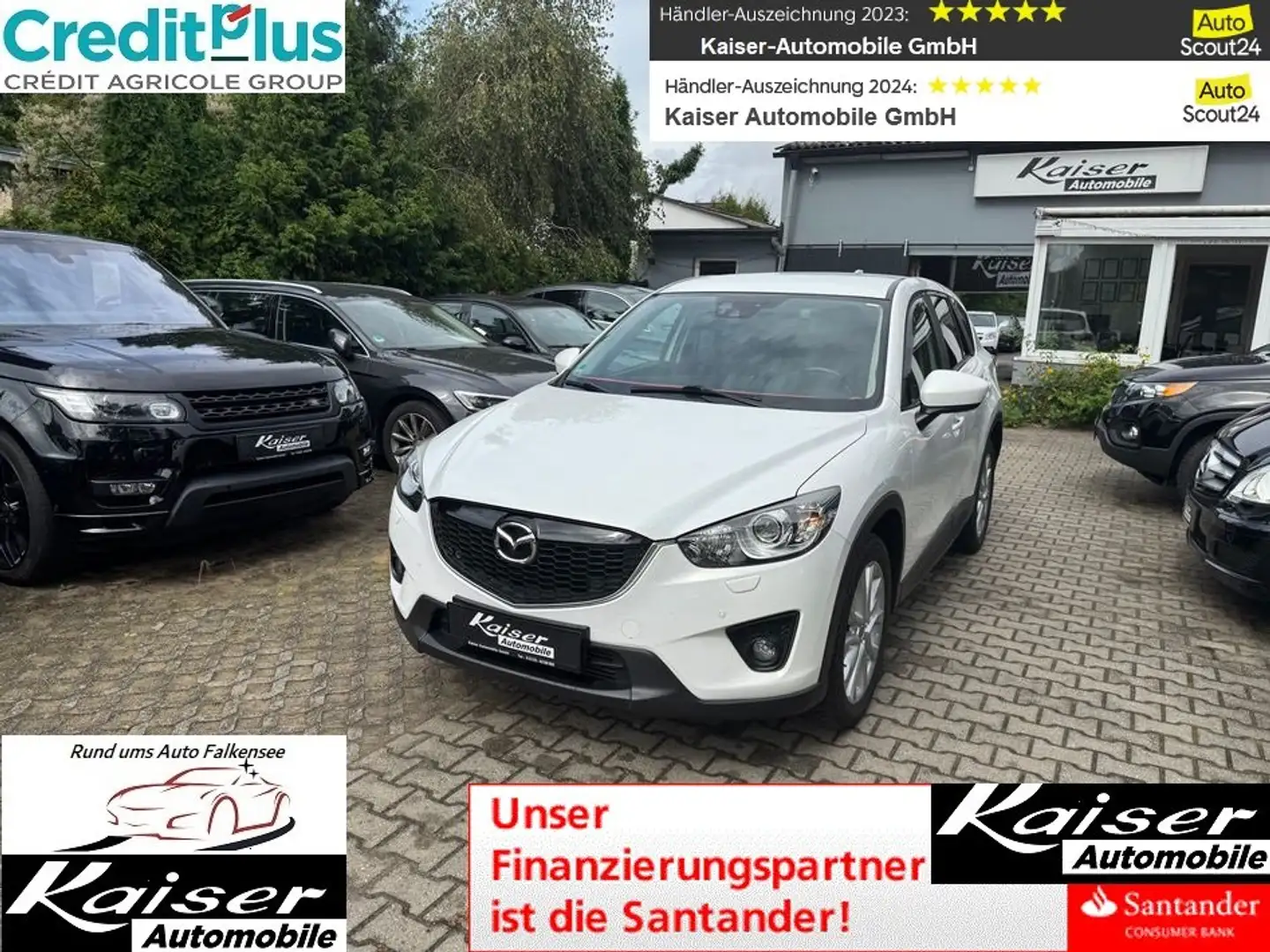 Mazda CX-5 Sports-Line AWD-Leder-Navi-Kamera-PDC v.h.-Xenon Weiß - 1