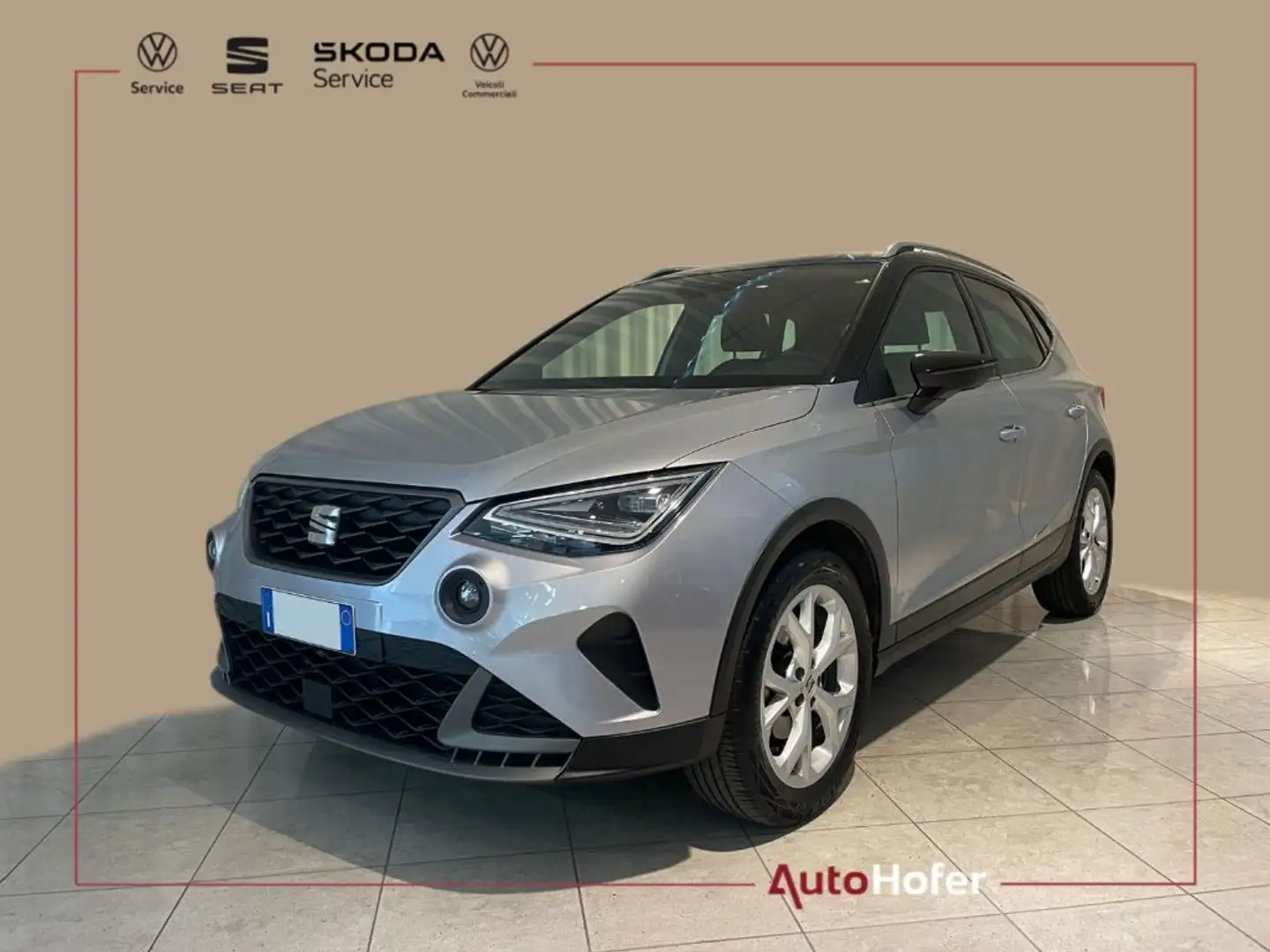 SEAT Arona 1.0 EcoTSI FR FULL LED ACC App Connect DAB+ Argent - 1