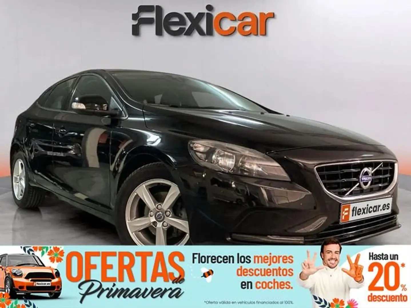 Volvo V40 D2 Básico 115 Negro - 1