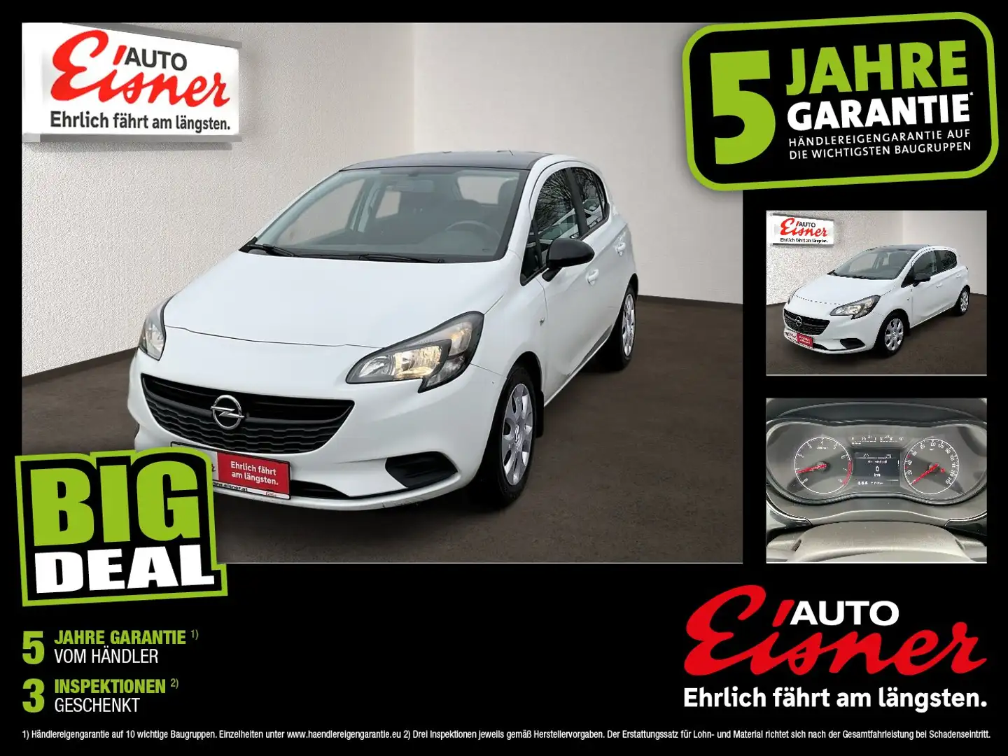 Opel Corsa 1.4 Cool&Sound Top Preis! Weiß - 1