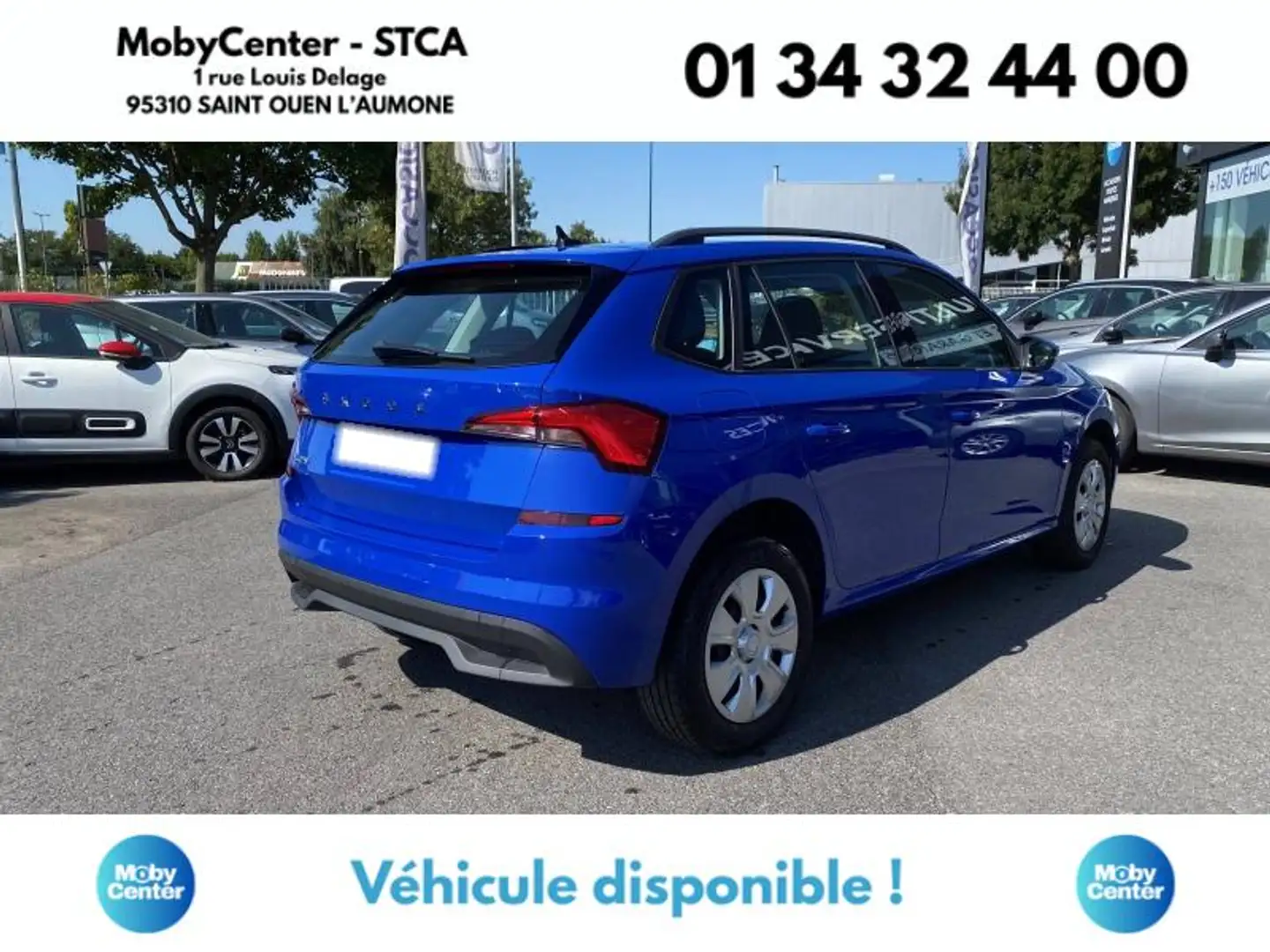 Skoda Kamiq 1.0 TSI 95ch Active Bleu - 2