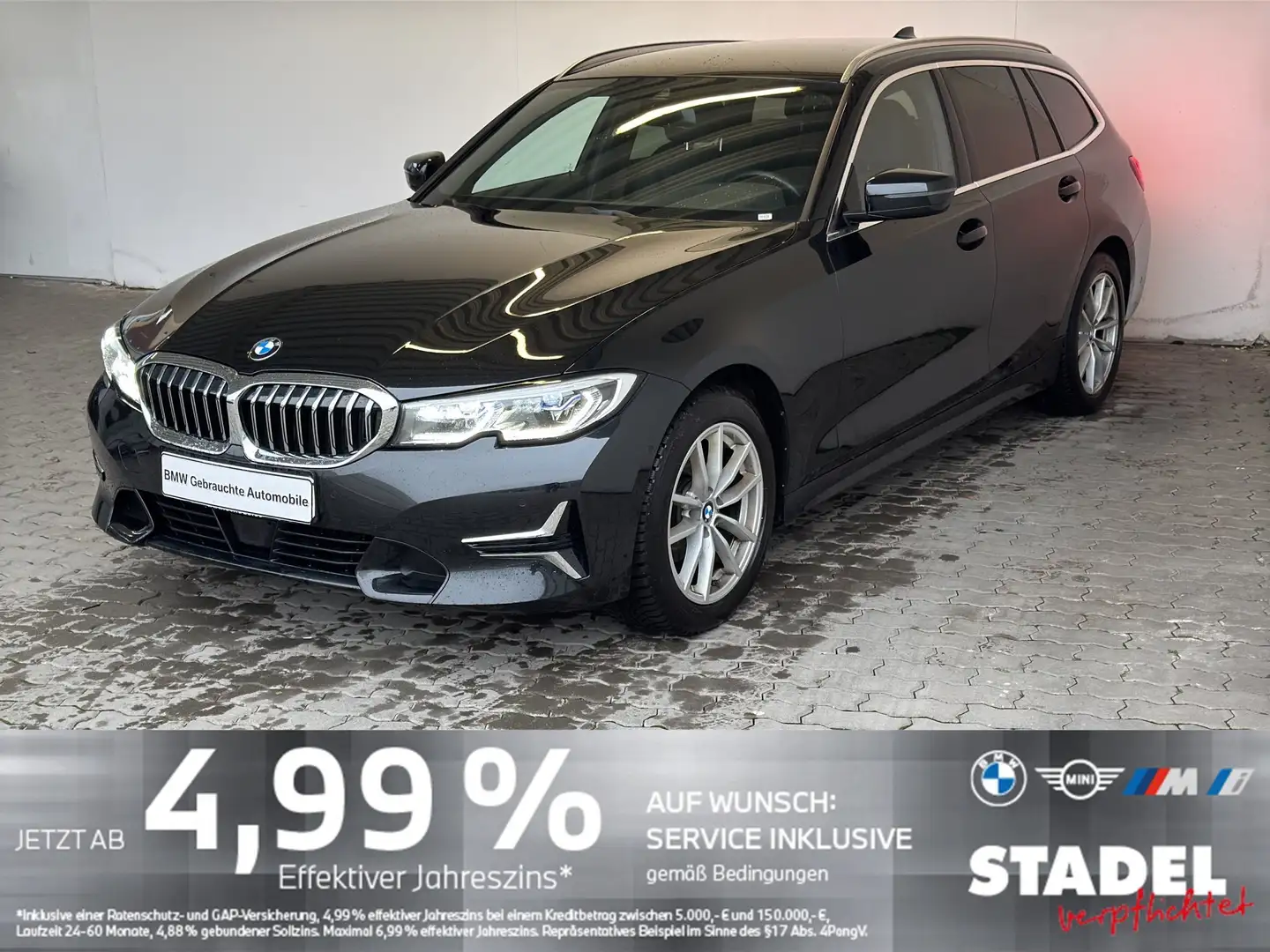 BMW 320 d xDrive Touring Luxury Line Schwarz - 1