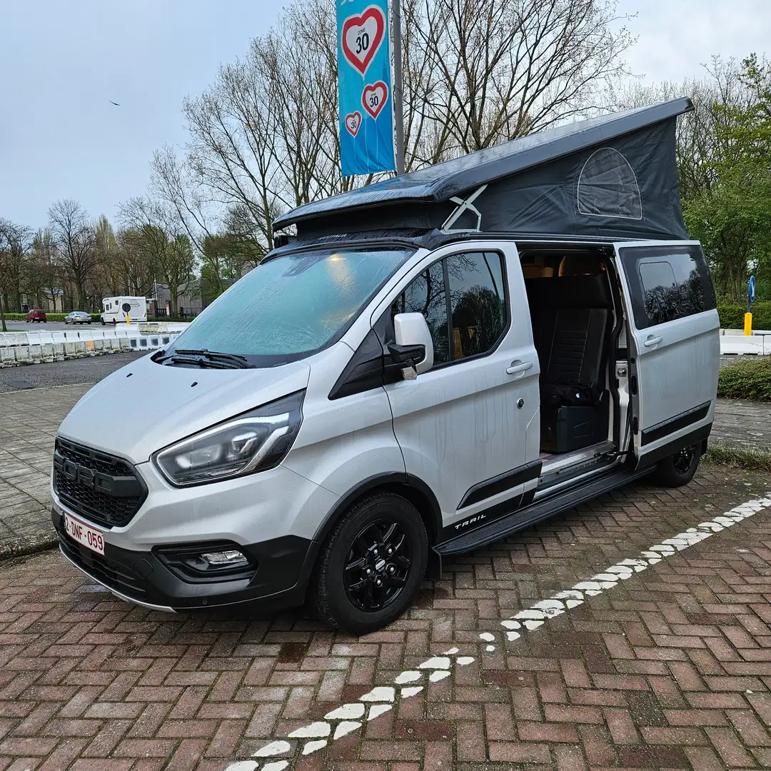 Ford Transit Bus Zilver - 2