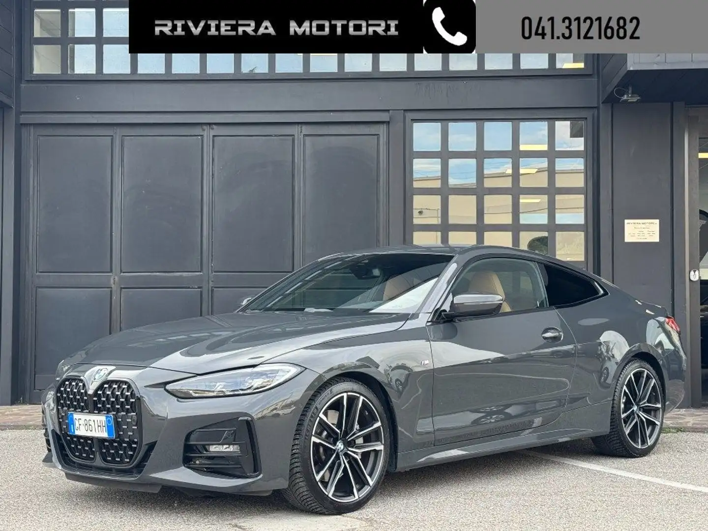 BMW 430 d 48V xDrive Coupé Msport Grigio - 1