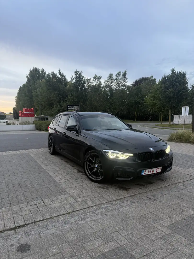 BMW 316 316d Touring Aut. Чорний - 1
