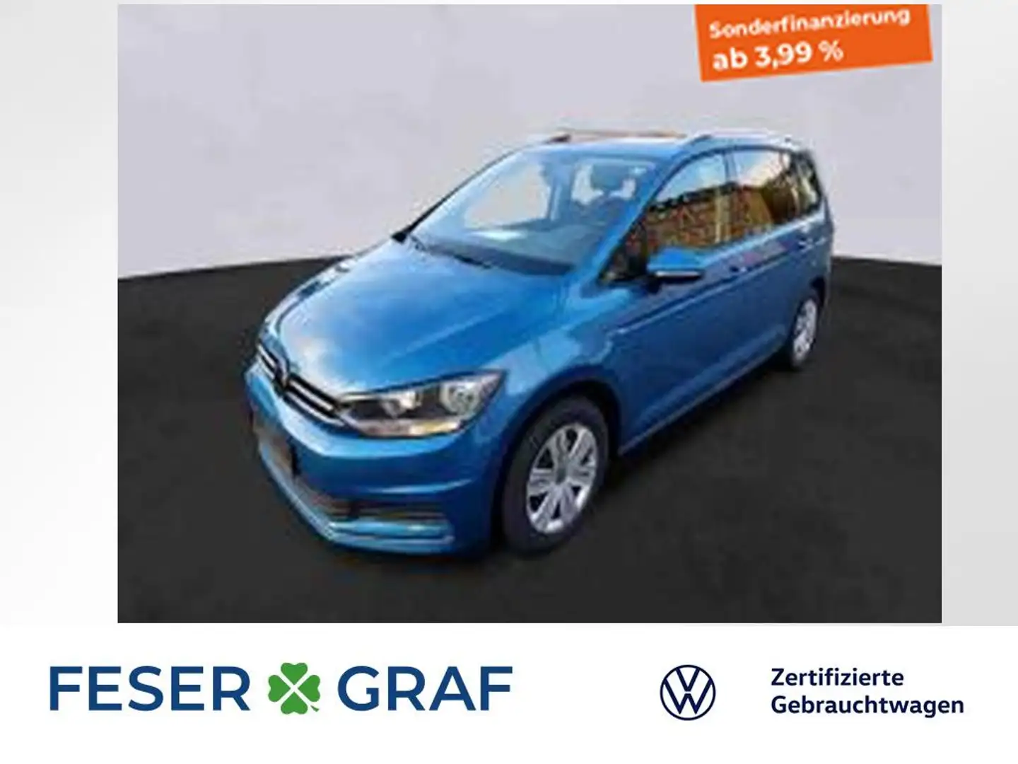 Volkswagen Touran Active 1.5 TSI DSG NAvi AHK Pano Kamera Blau - 1